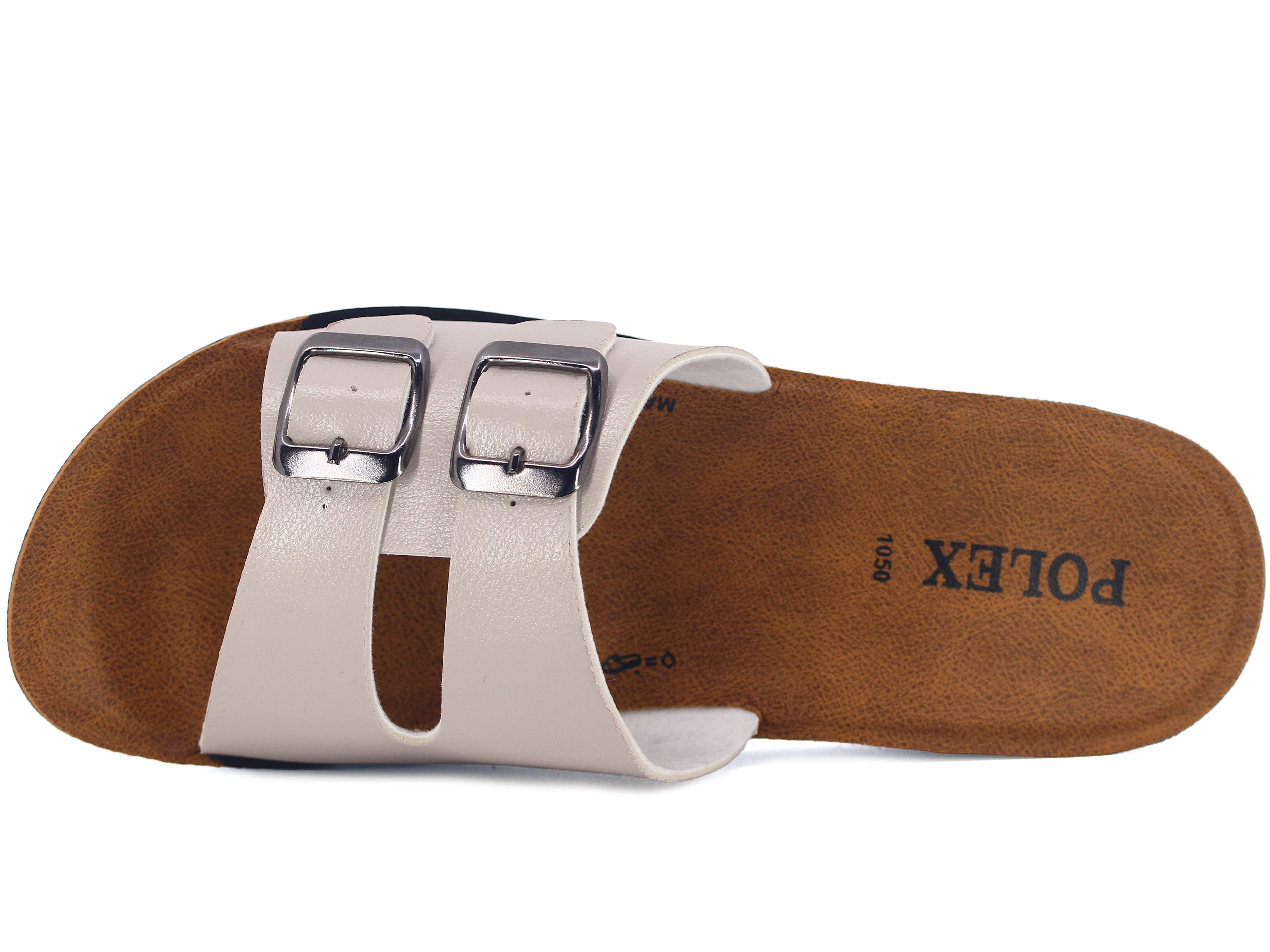 Polex Zenne 1054 Çift Toka Cilt Günlük Terlik - 2