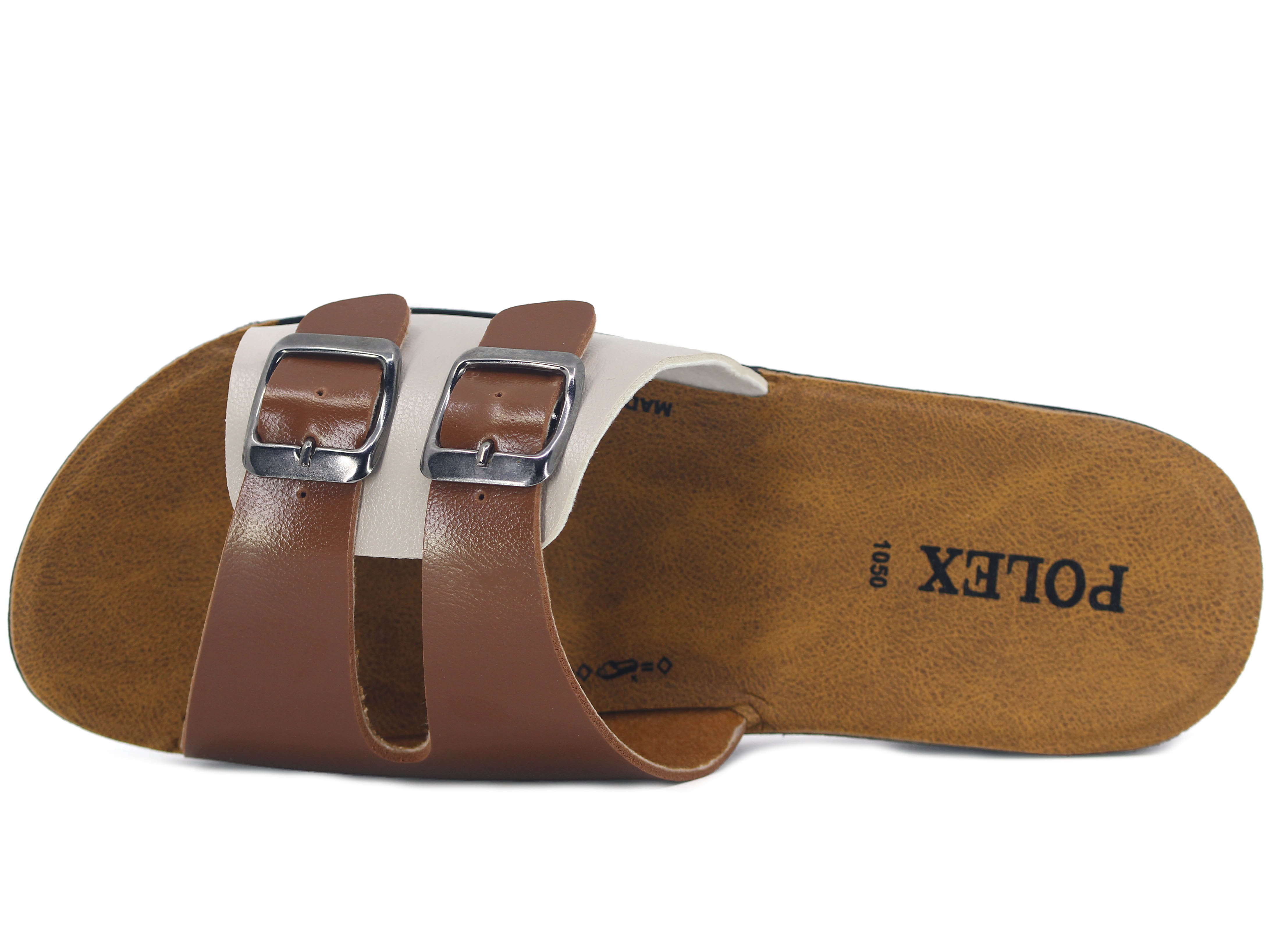 Polex Zenne 1054 Çift Toka Cilt Günlük Terlik - 2