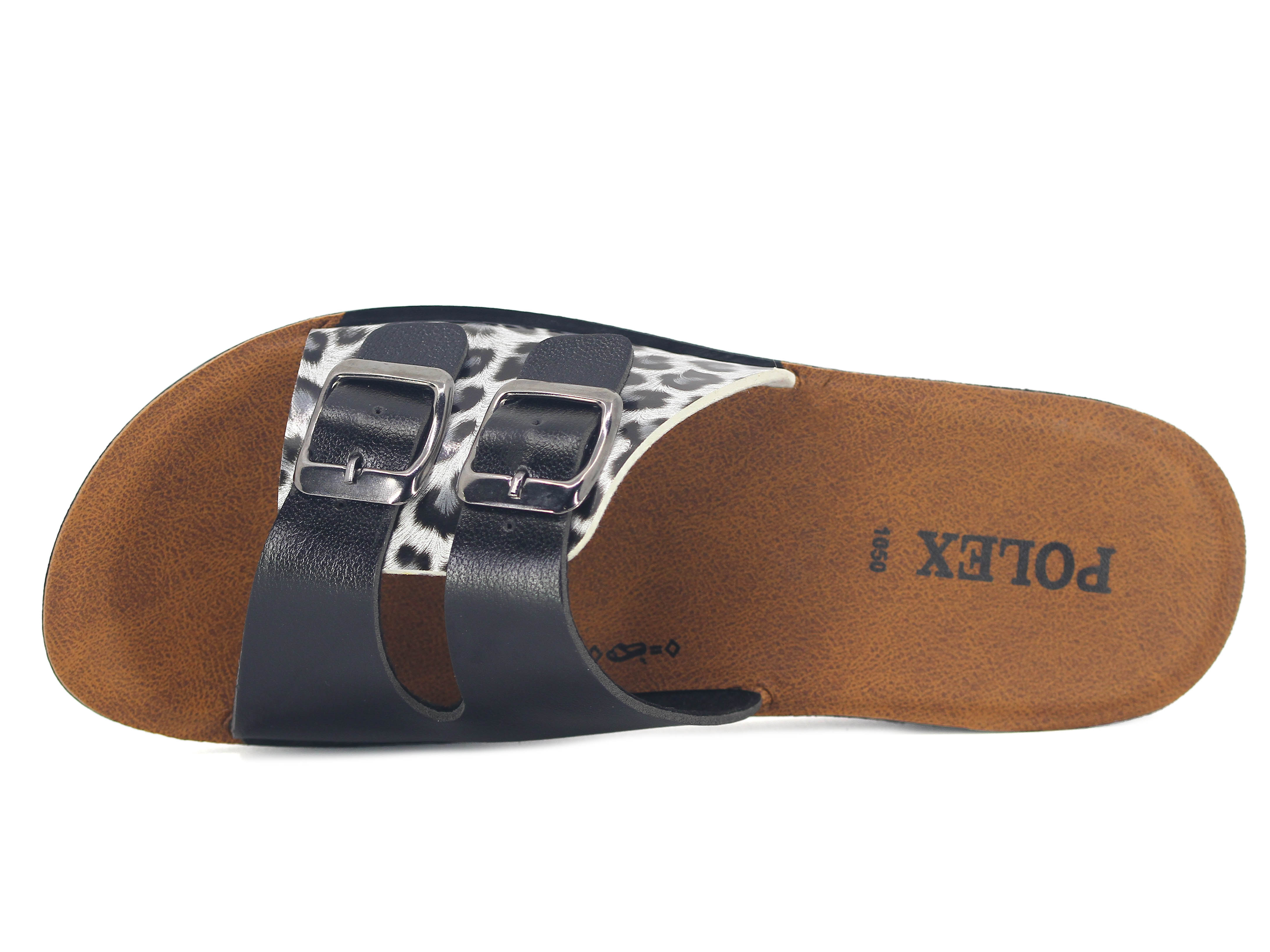 Polex Zenne 1054 Çift Toka Cilt Günlük Terlik - 2