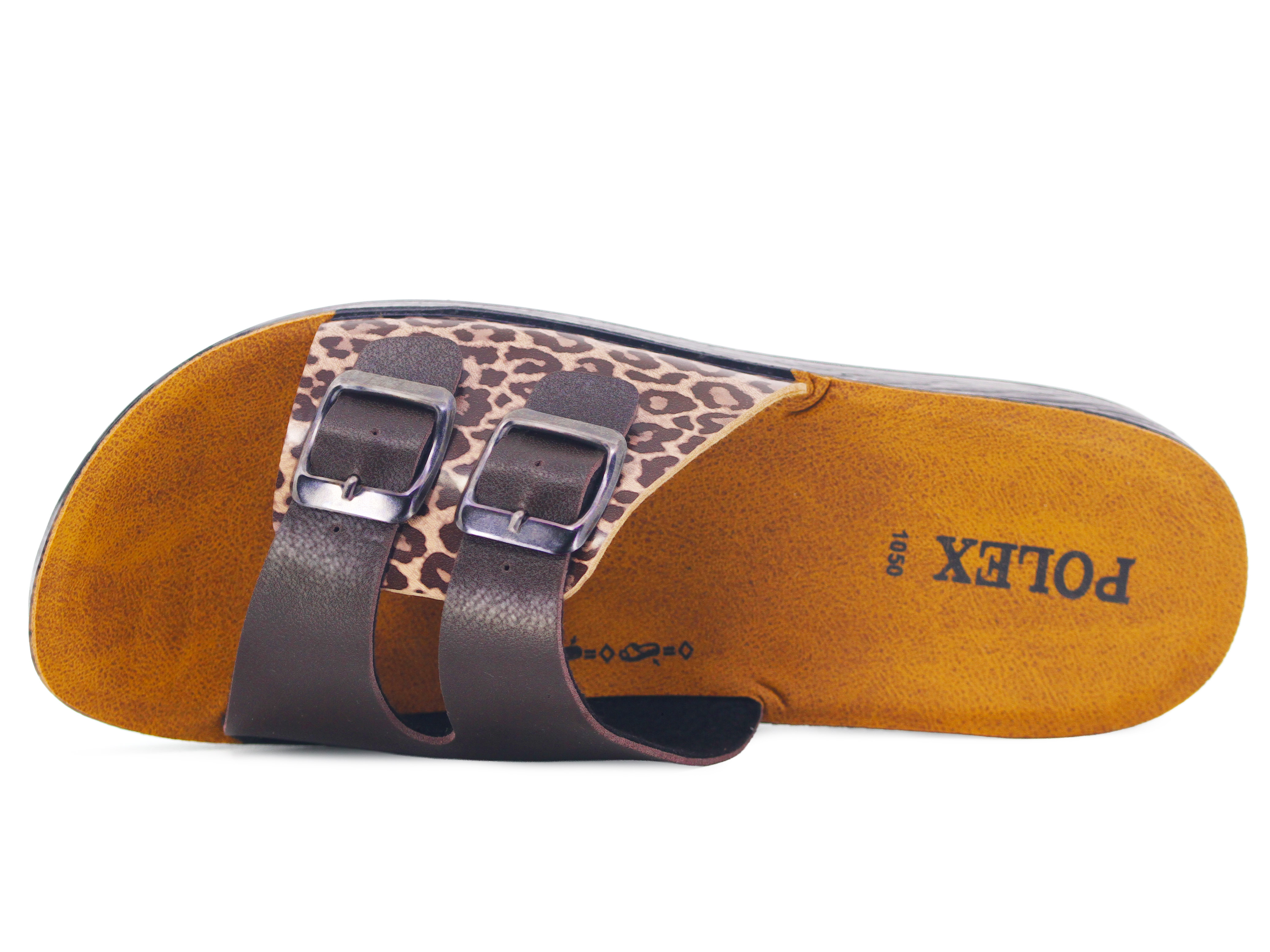 Polex Zenne 1054 Çift Toka Cilt Günlük Terlik - 2
