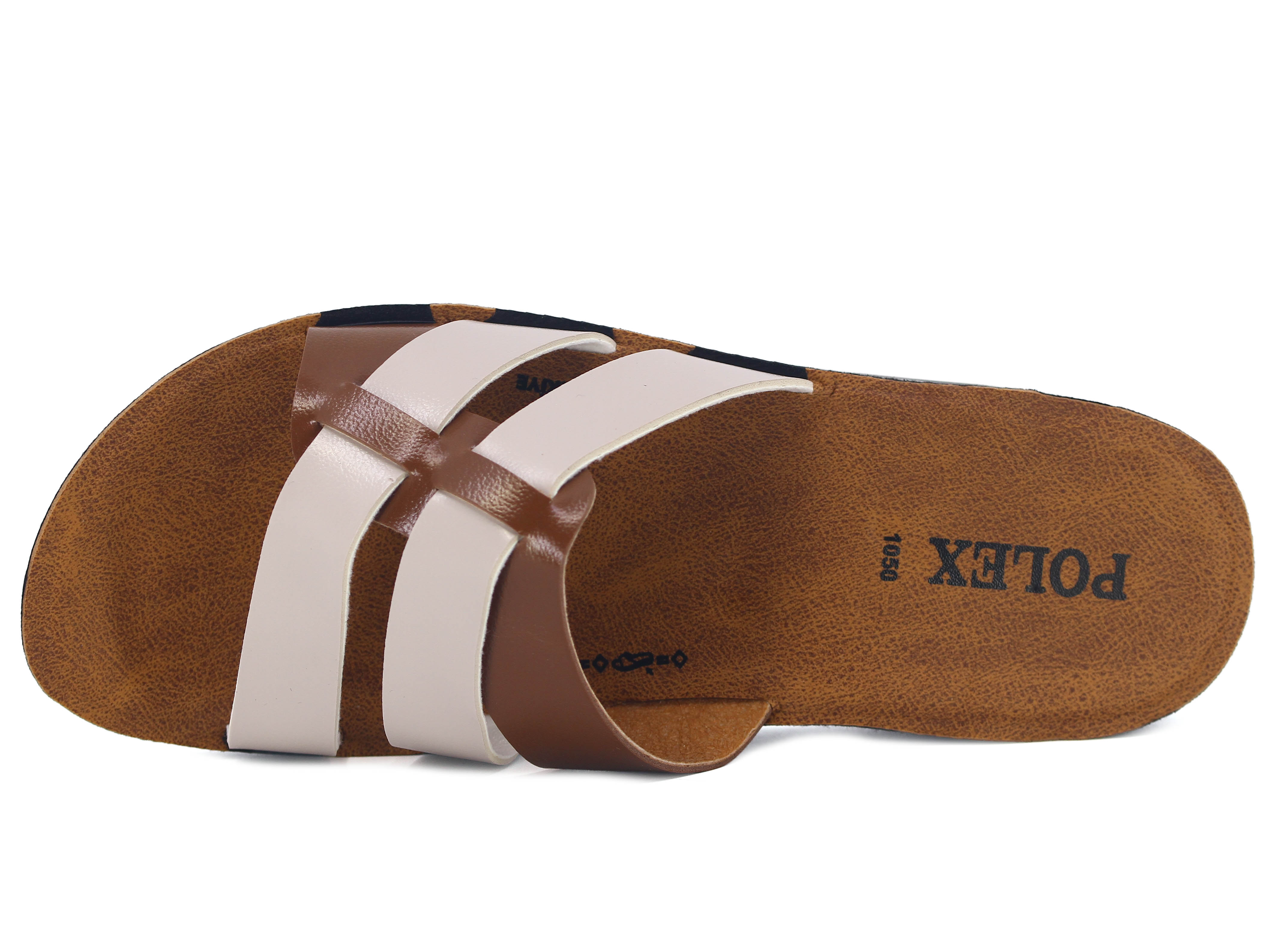 Polex Zenne 1055 Çift Bant Geçmeli Cilt Günlük Terlik - 2