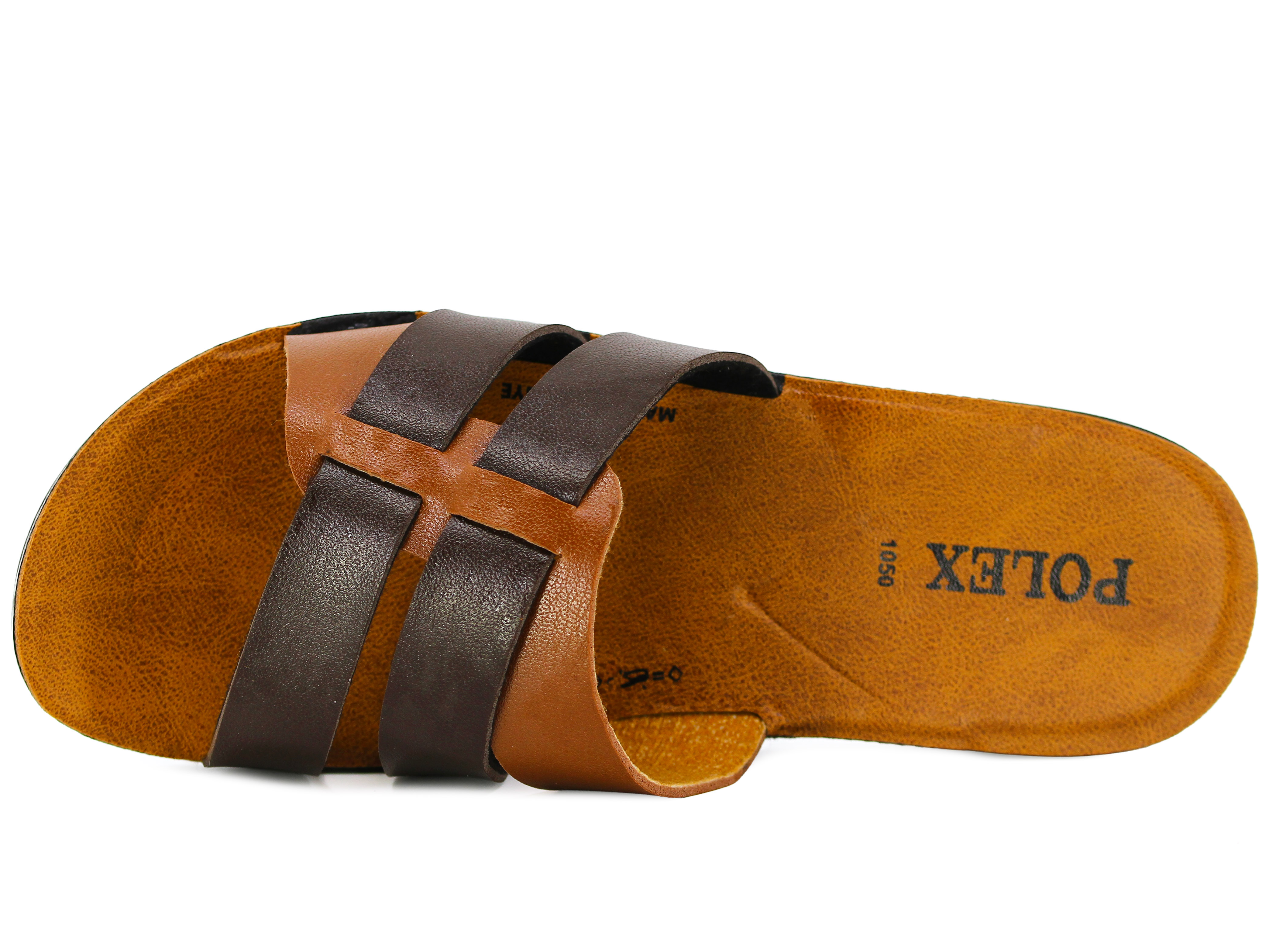 Polex Zenne 1055 Çift Bant Geçmeli Cilt Günlük Terlik - 2