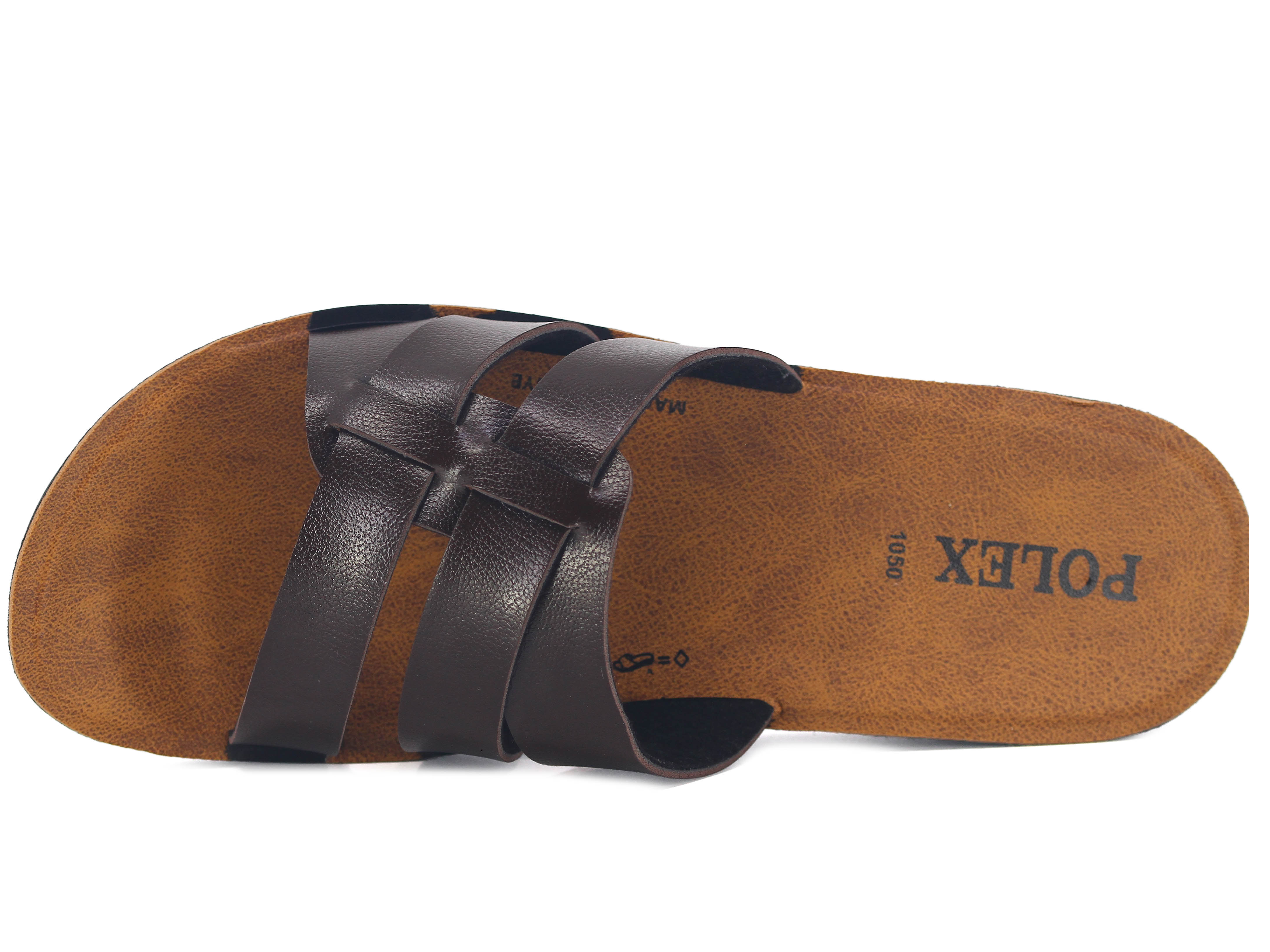 Polex Zenne 1055 Çift Bant Geçmeli Cilt Günlük Terlik - 2