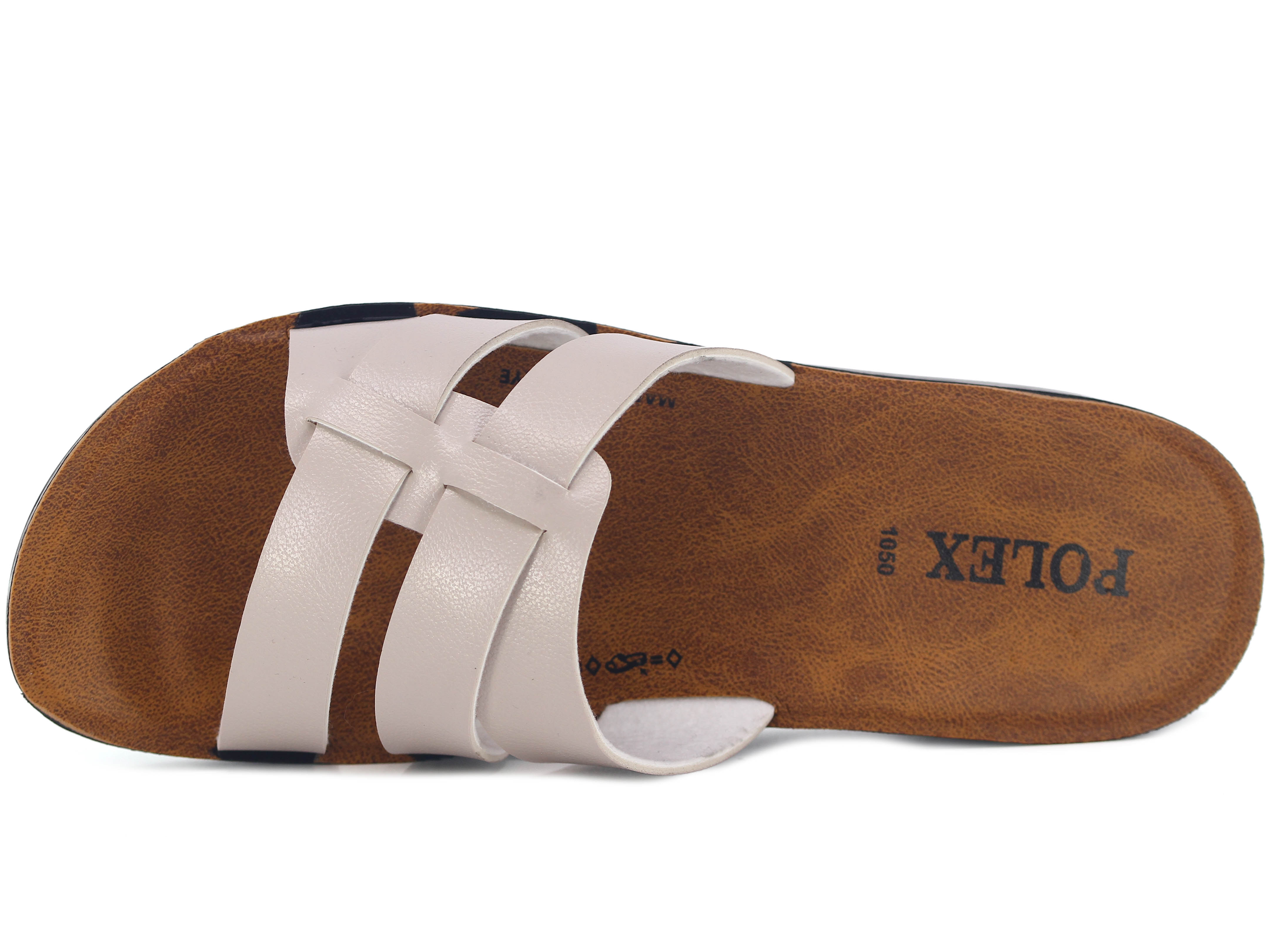 Polex Zenne 1055 Çift Bant Geçmeli Cilt Günlük Terlik - 2