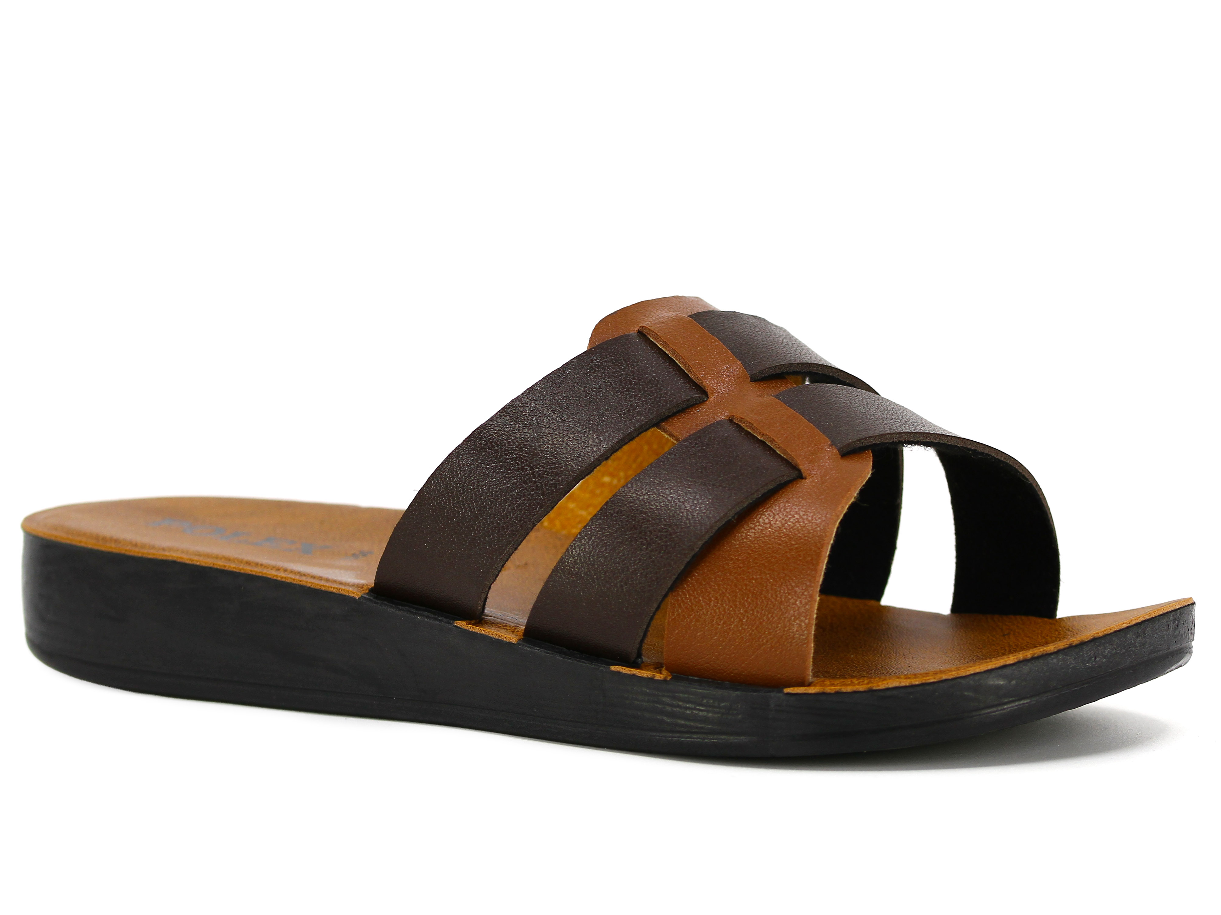 Polex Zenne 1055 Çift Bant Geçmeli Cilt Günlük Terlik