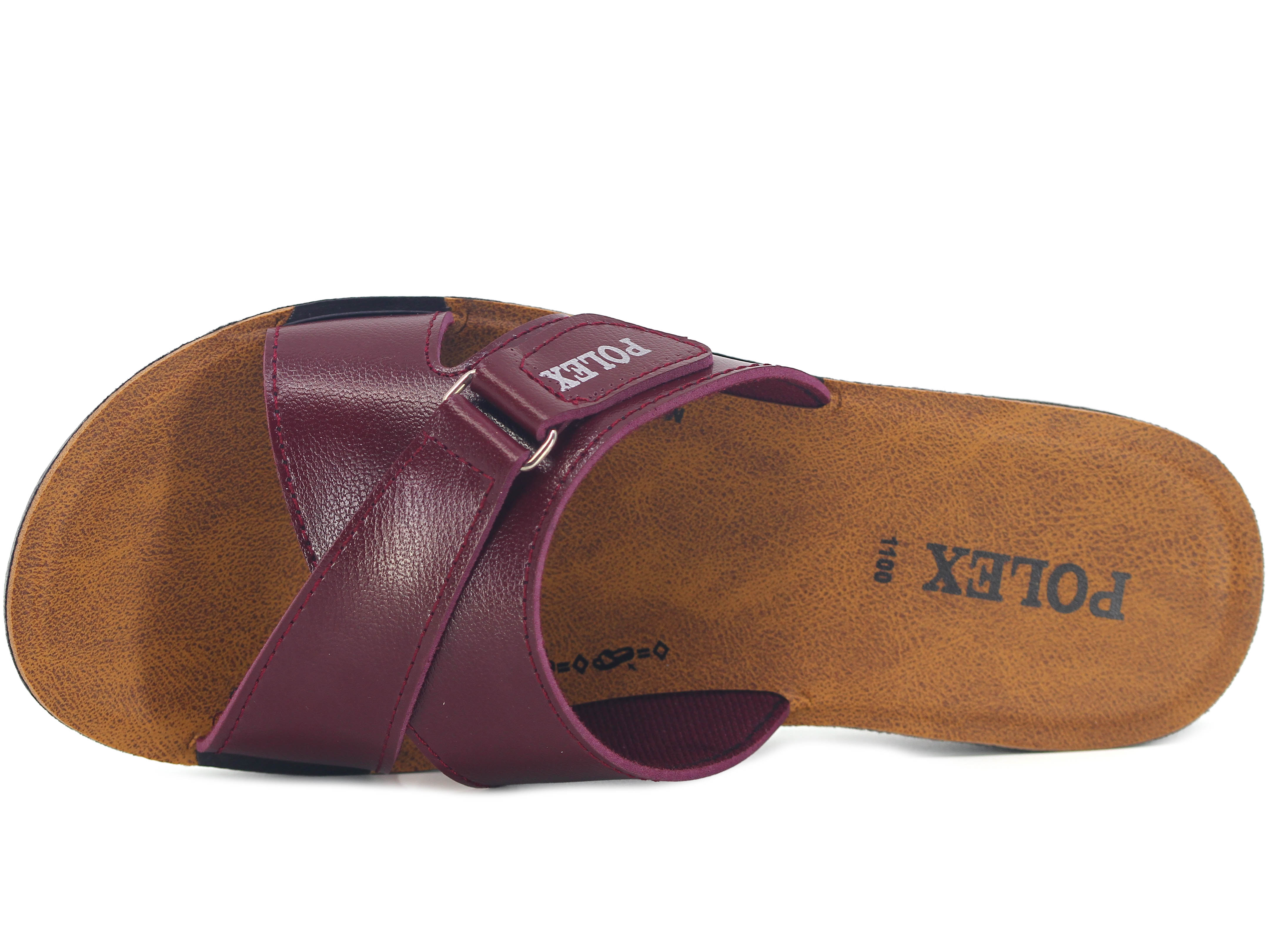 Polex Zenne 1108 Çapraz Cırtlı Cilt Günlük Terlik - 2
