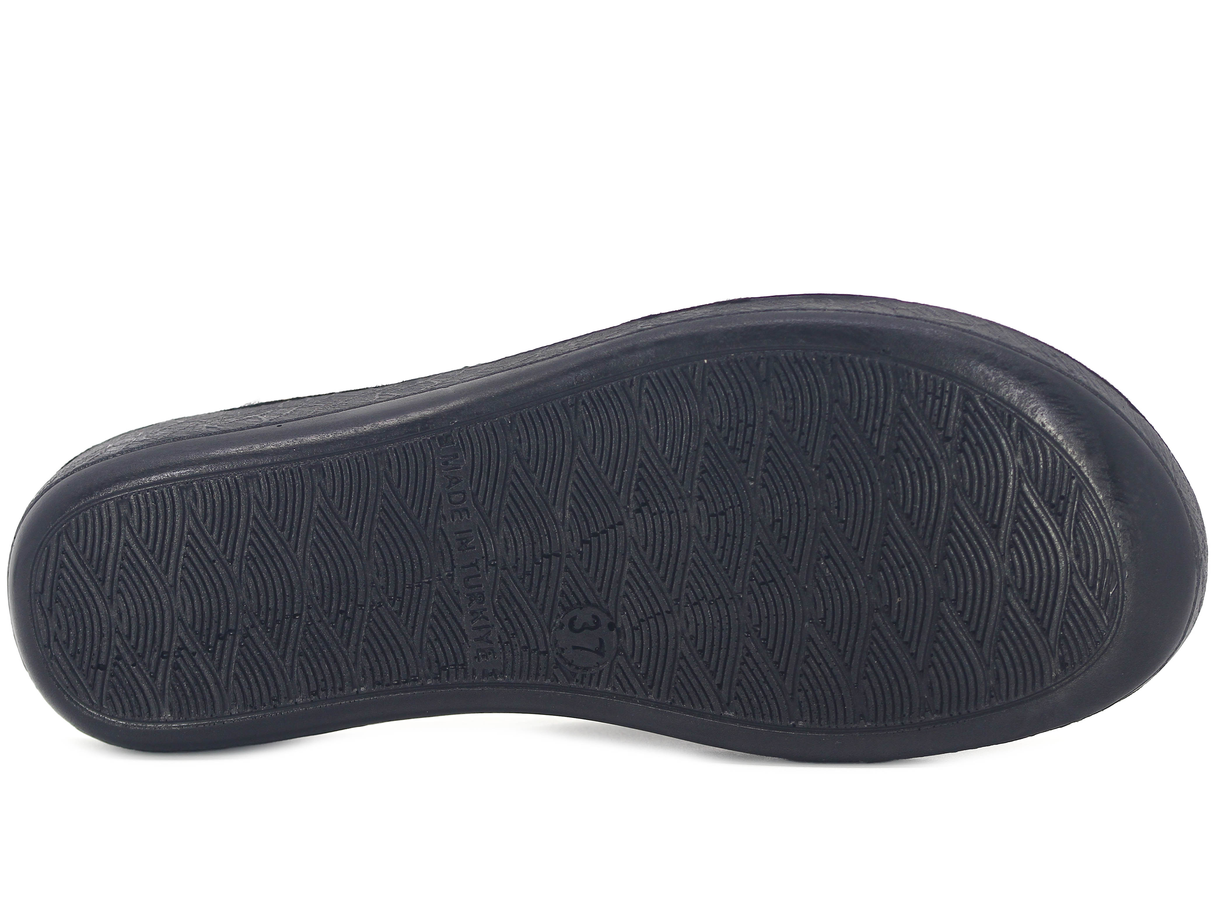 Polex Zenne 1109 Çapraz Tokalı Cilt Günlük Terlik - 3