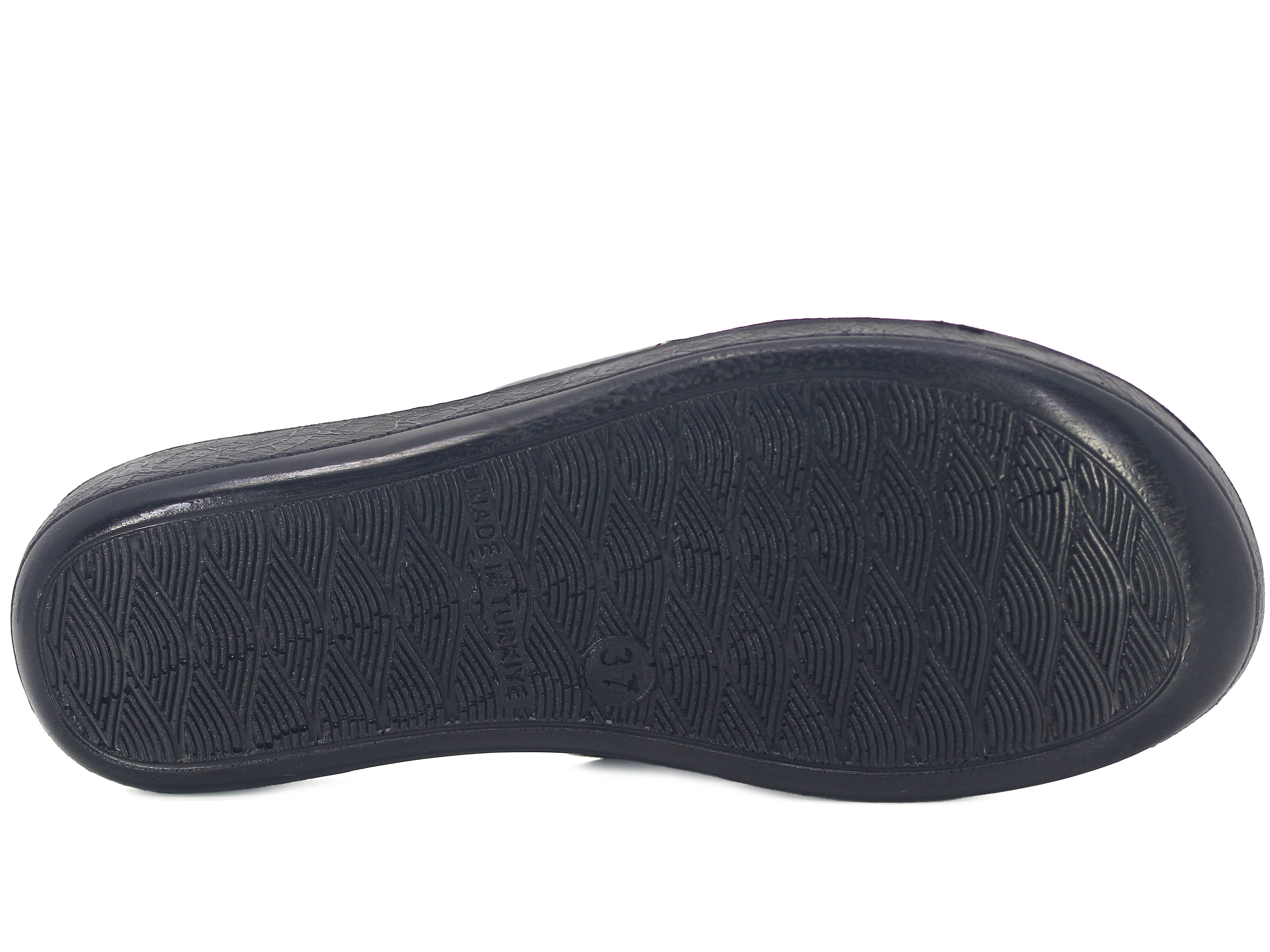 Polex Zenne 1109 Çapraz Tokalı Cilt Günlük Terlik - 3