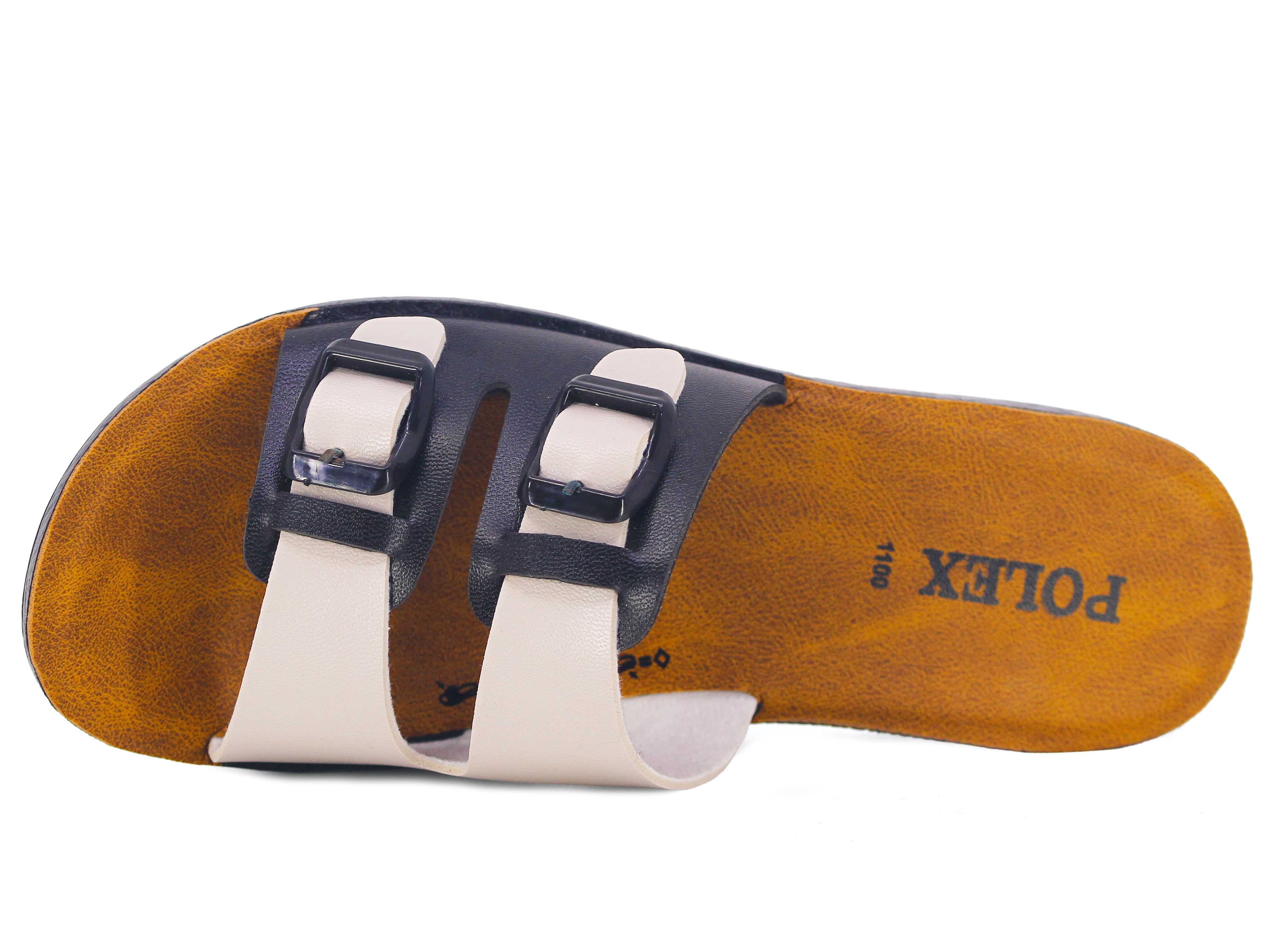 Polex Zenne 1110 Çift Toka Cilt Günlük Terlik - 2