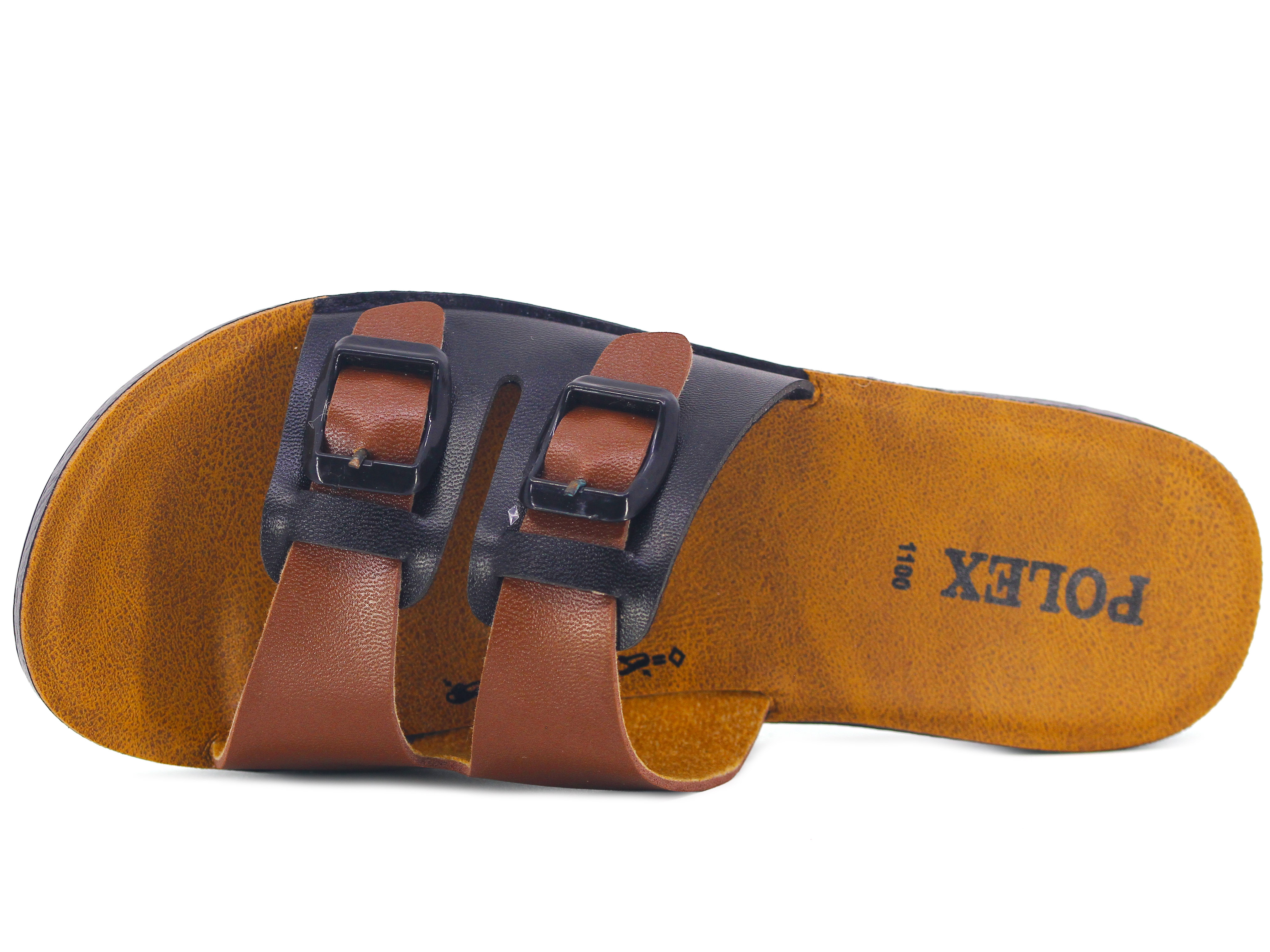 Polex Zenne 1110 Çift Toka Cilt Günlük Terlik - 2
