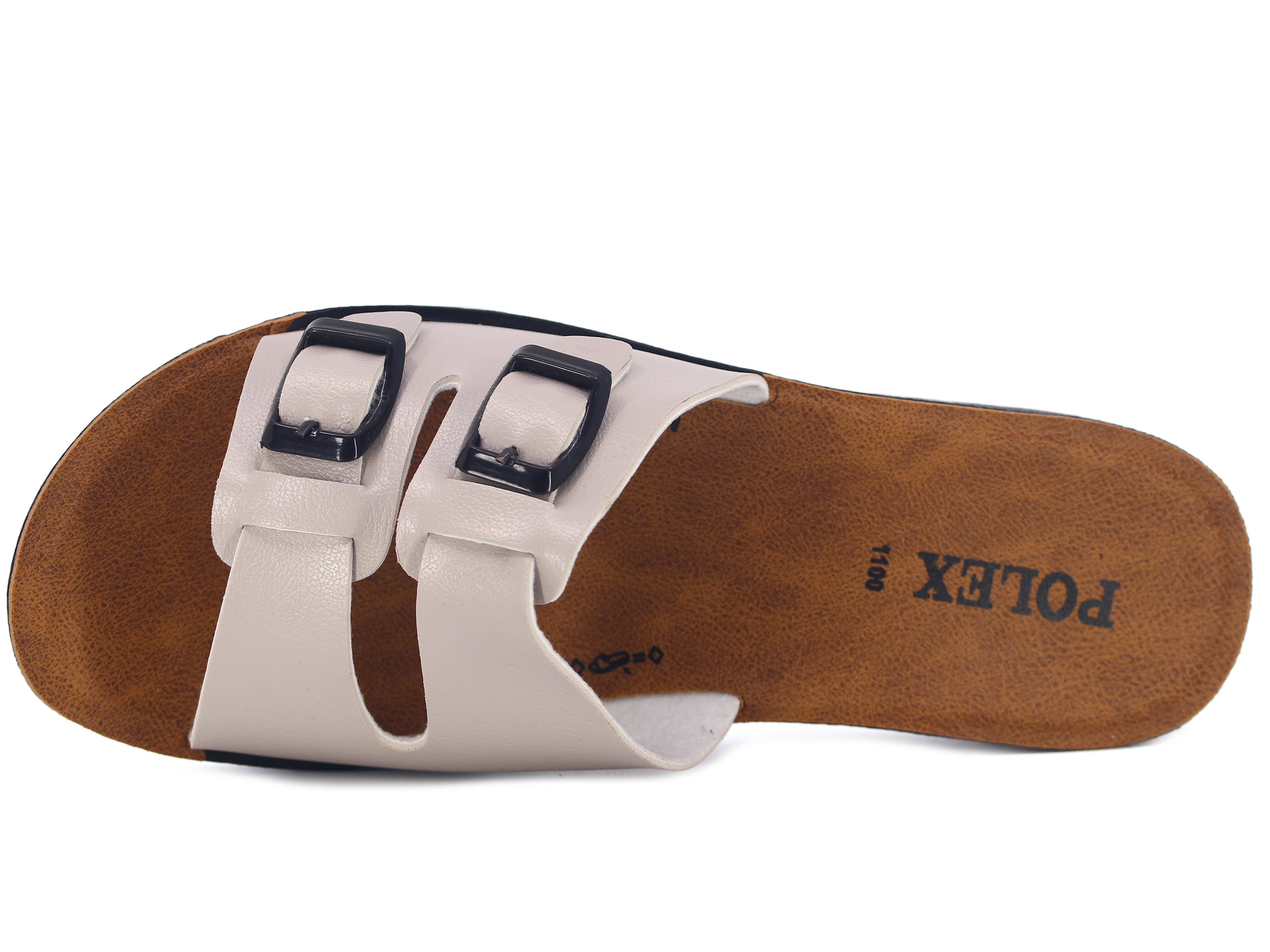 Polex Zenne 1110 Çift Toka Cilt Günlük Terlik - 2