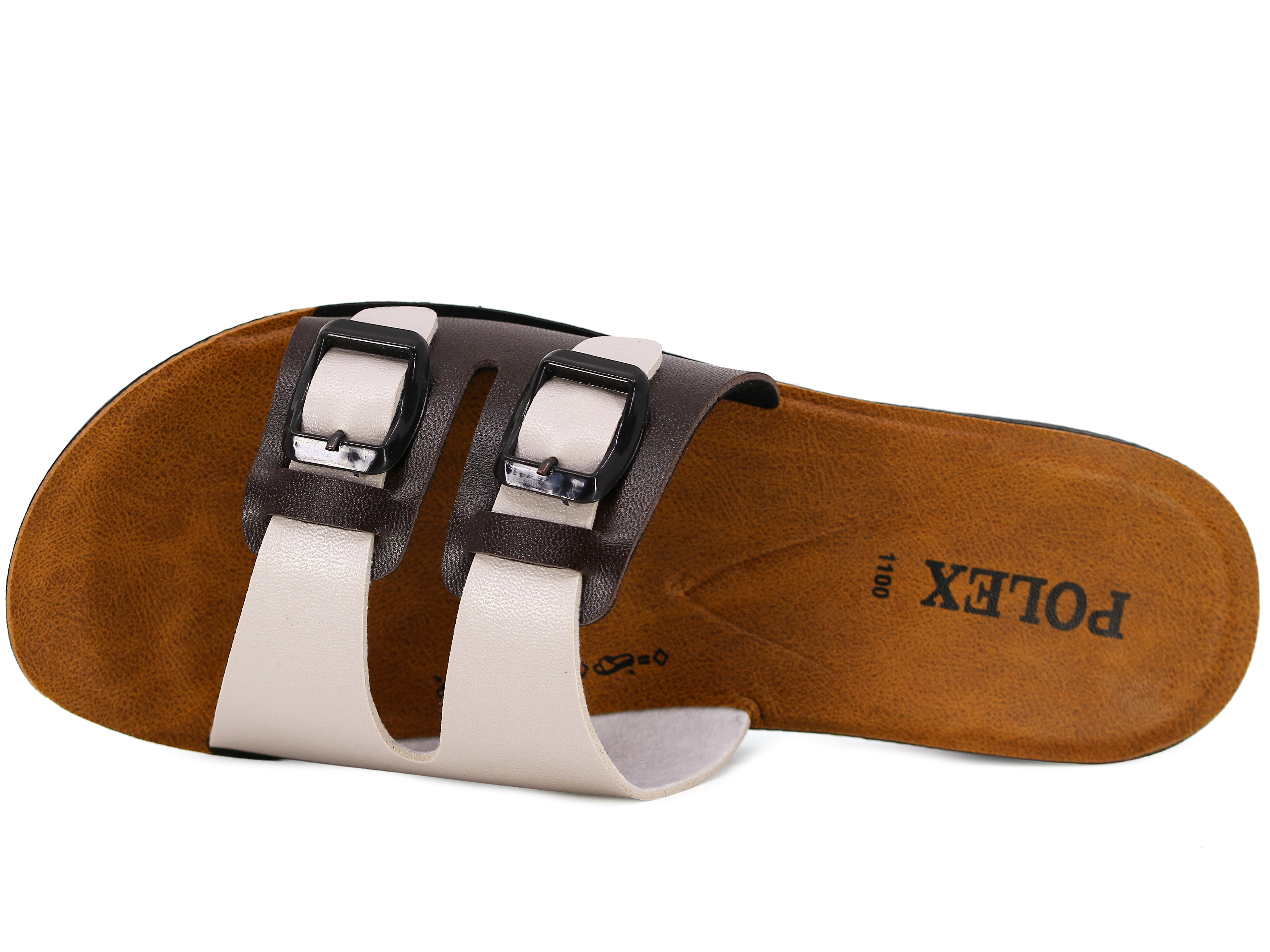 Polex Zenne 1110 Çift Toka Cilt Günlük Terlik - 2