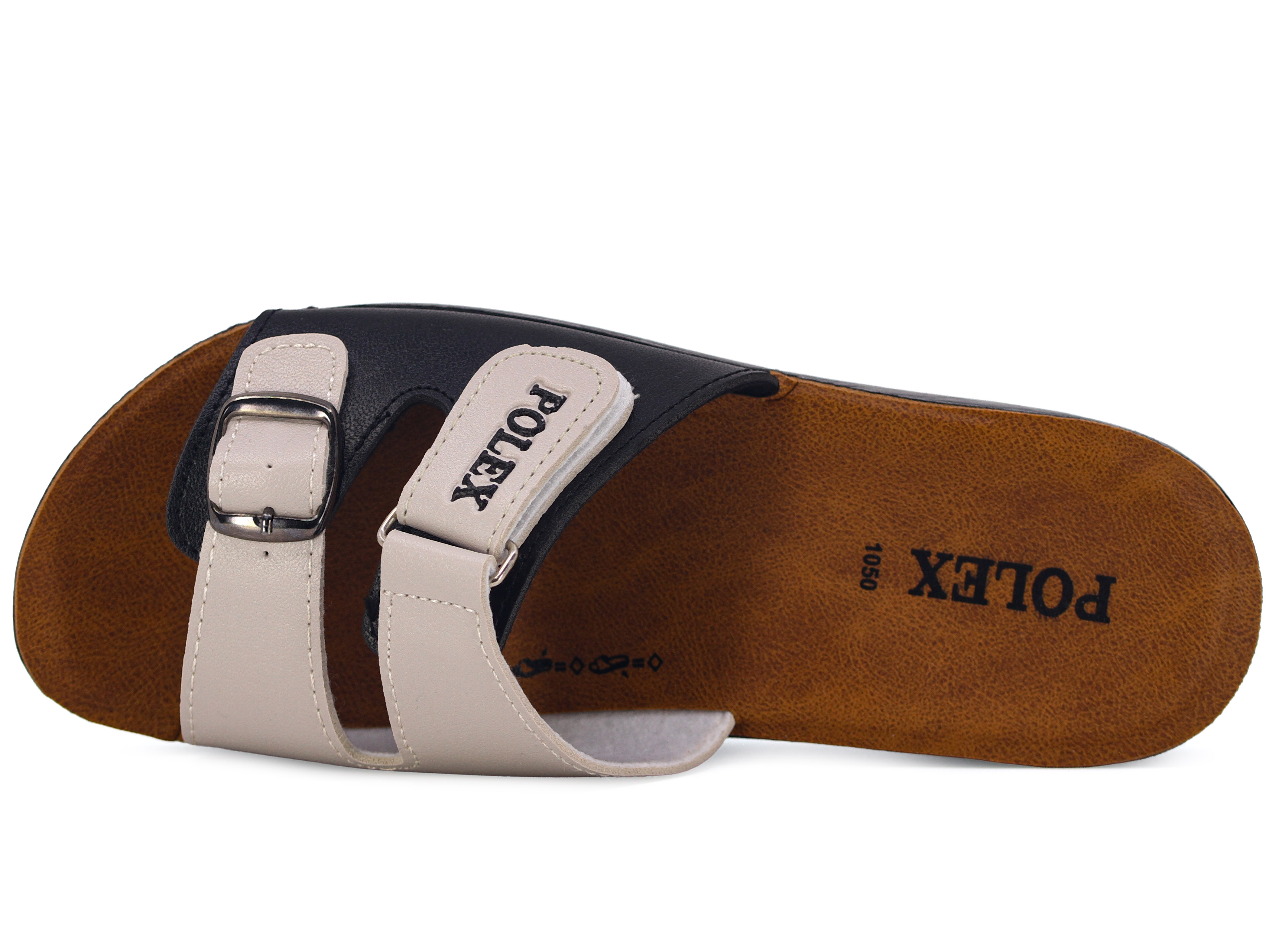 Polex Zenne 1053 Tek Toka Cırtlı Cilt Günlük Terlik - 2