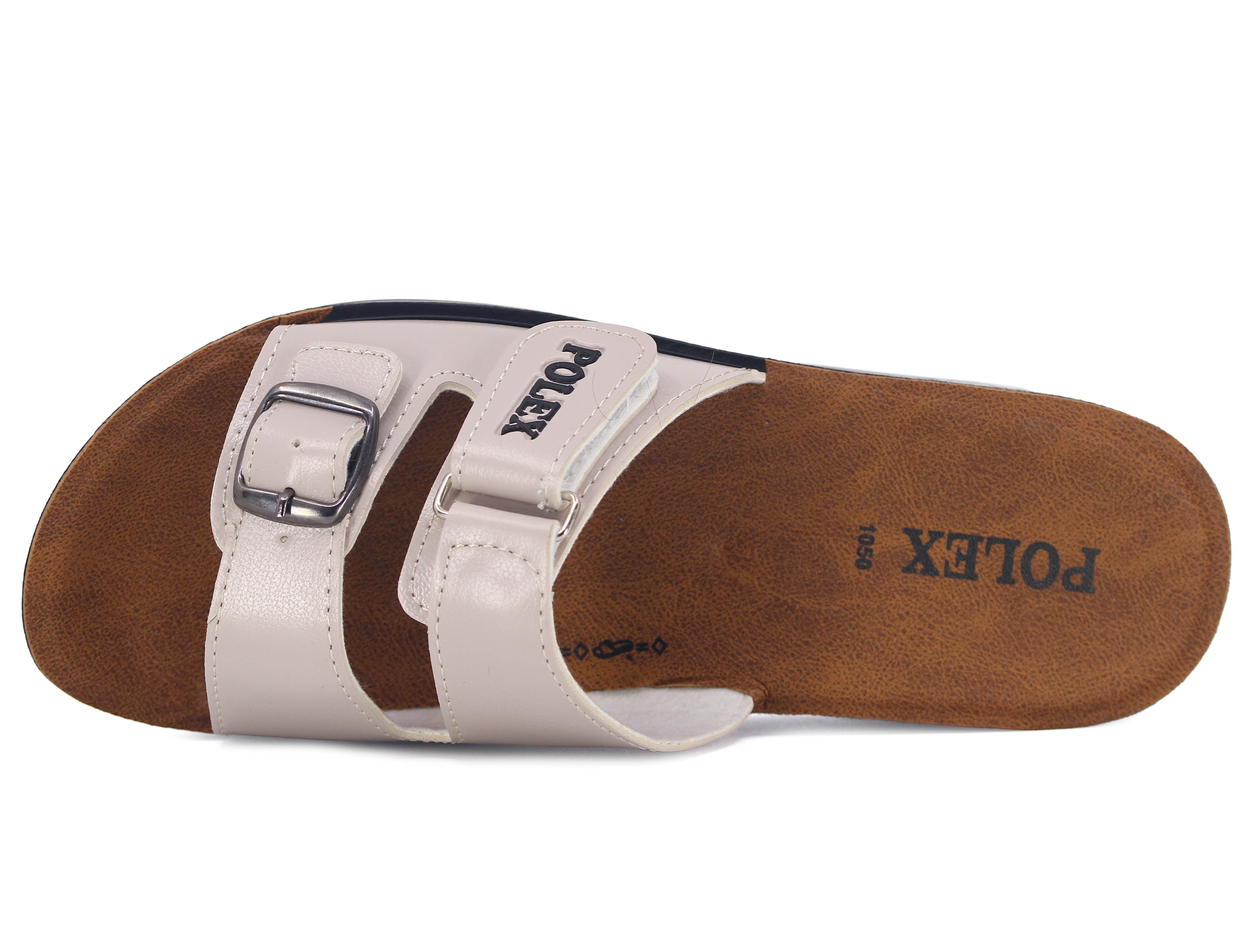 Polex Zenne 1053 Tek Toka Cırtlı Cilt Günlük Terlik - 2
