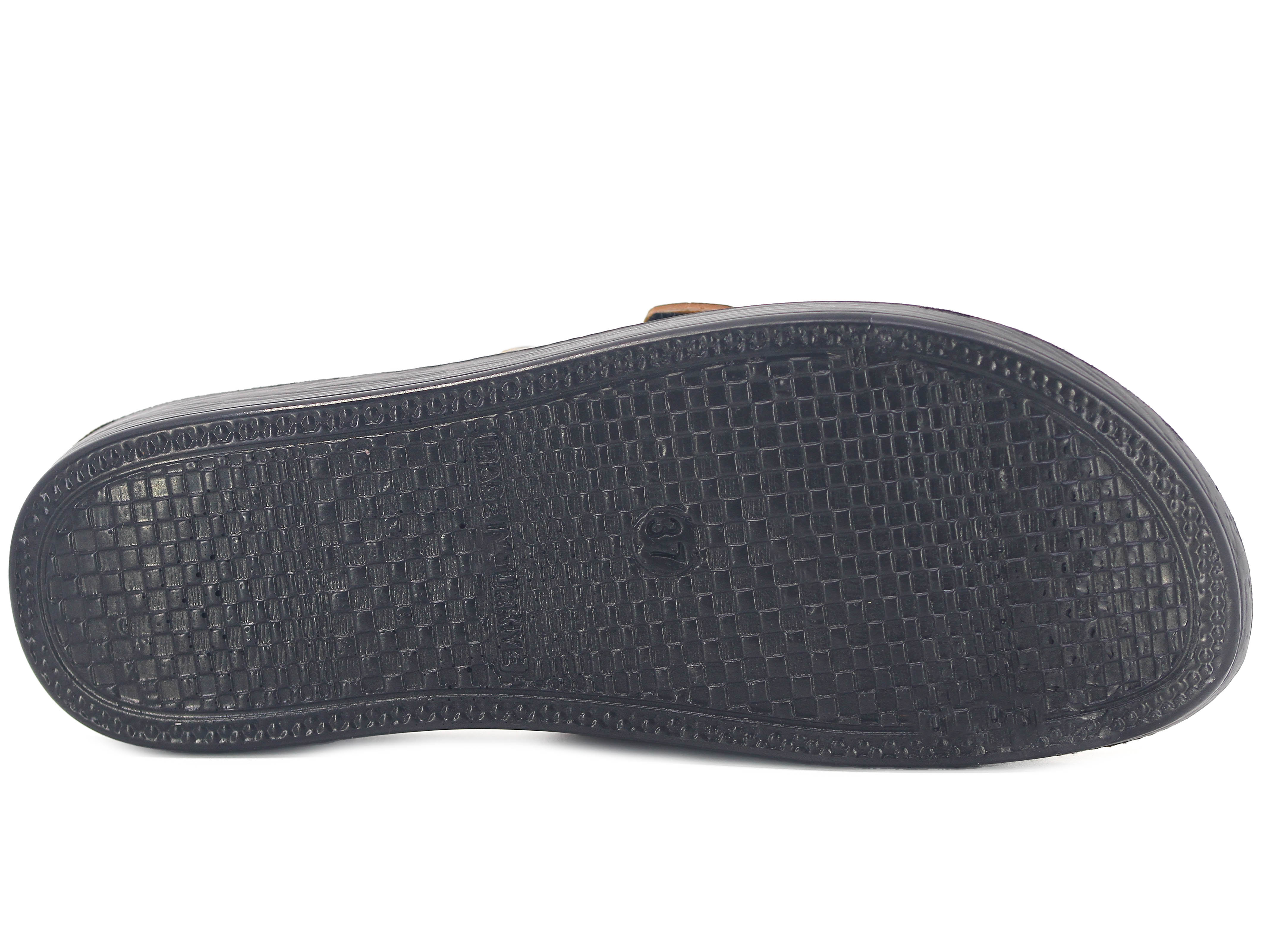 Polex Zenne 1053 Tek Toka Cırtlı Cilt Günlük Terlik - 3