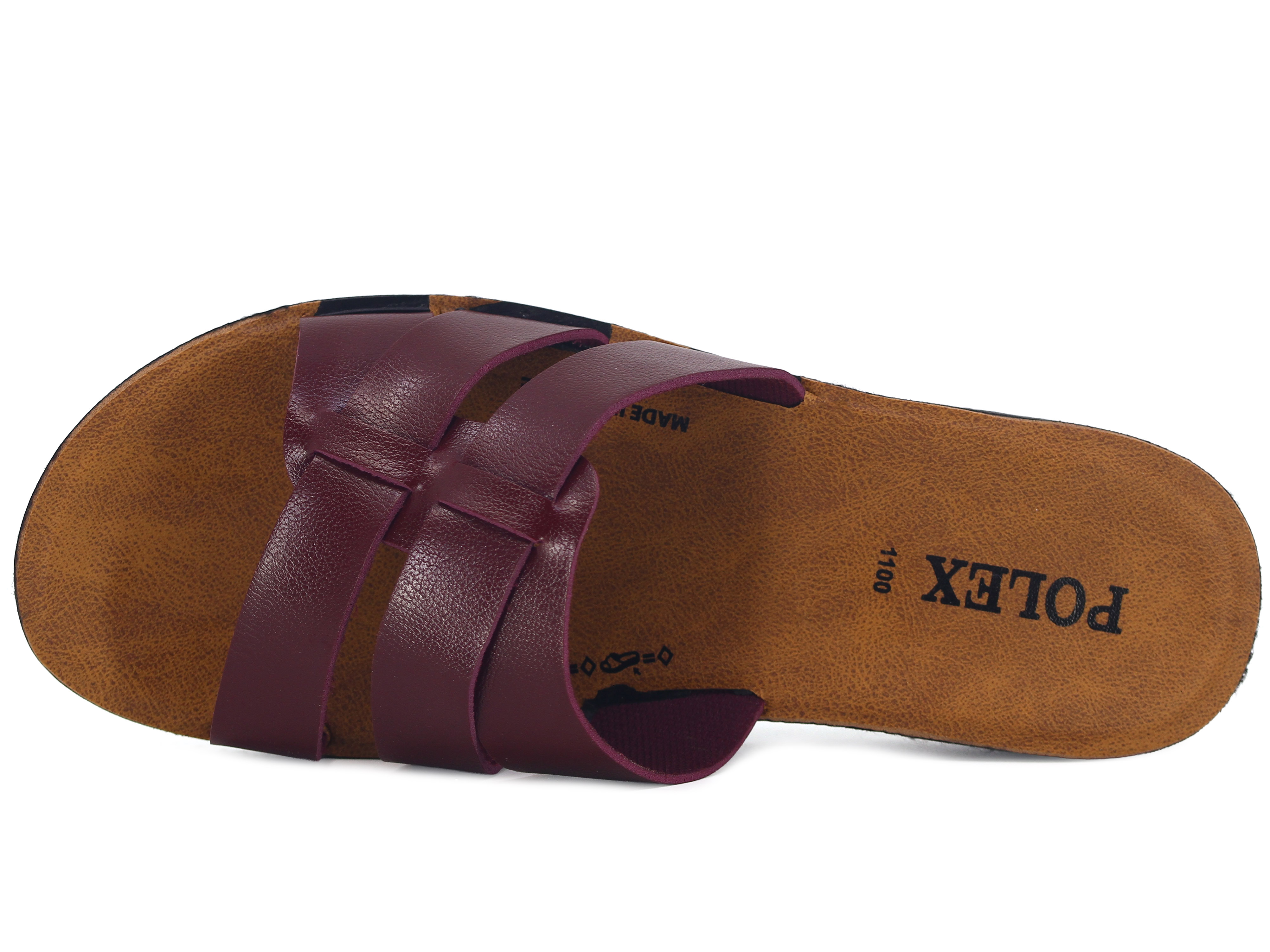Polex Zenne 1103 Çift Bant Geçmeli Cilt Günlük Terlik - 2