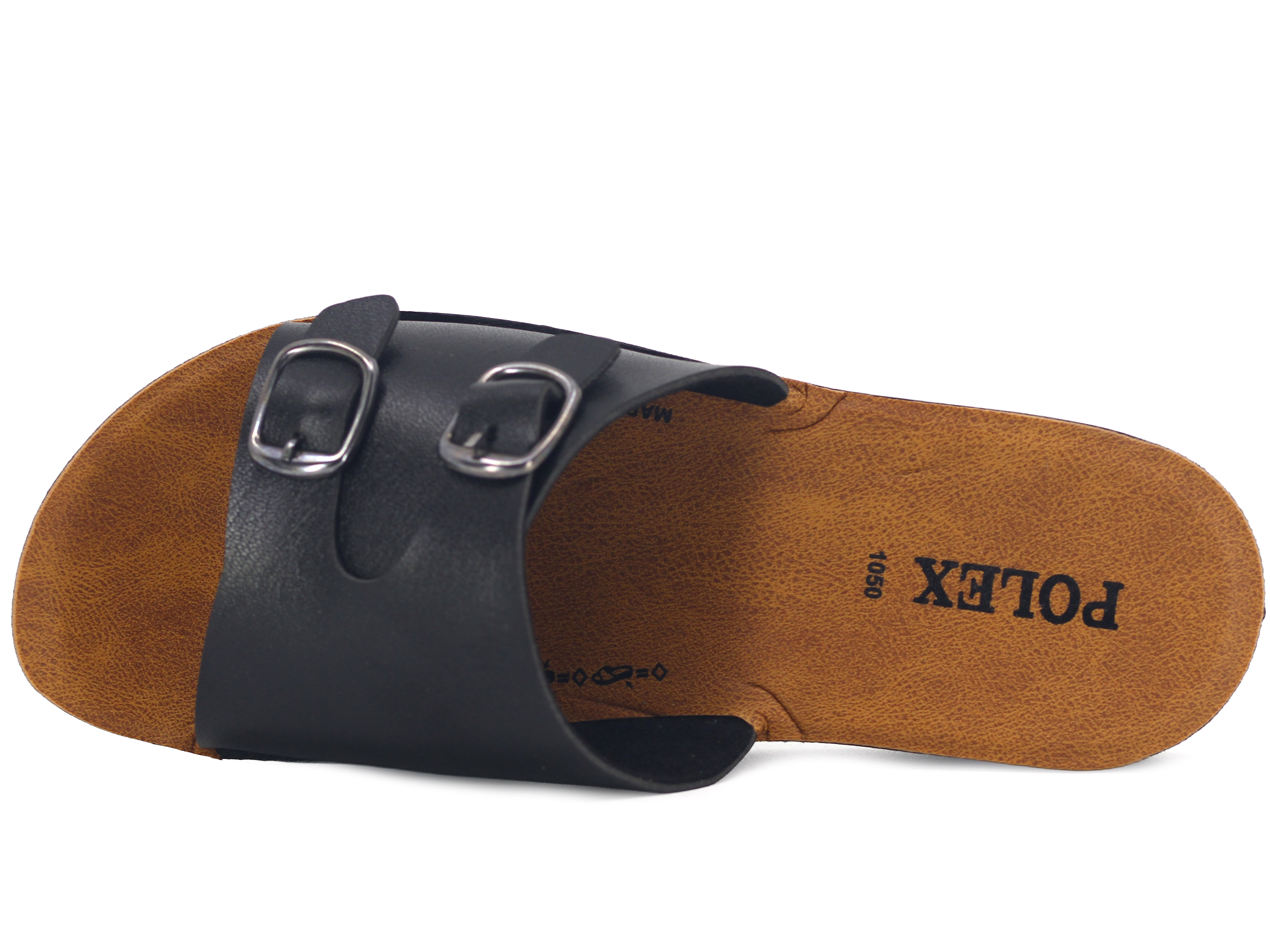 Polex Zenne 1062 Küçük Çift Toka Cilt Günlük Terlik - 2