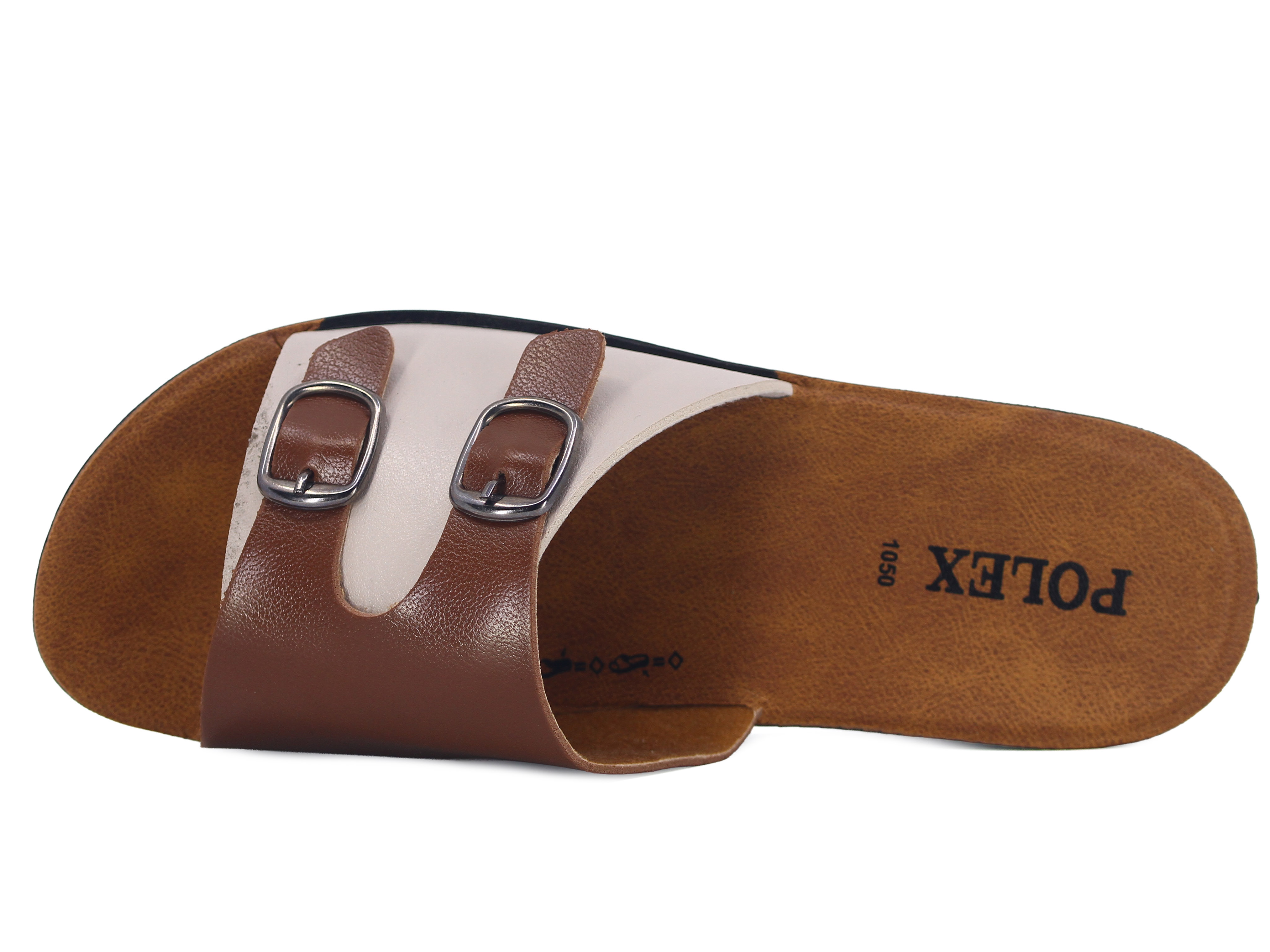 Polex Zenne 1062 Küçük Çift Toka Cilt Günlük Terlik - 2
