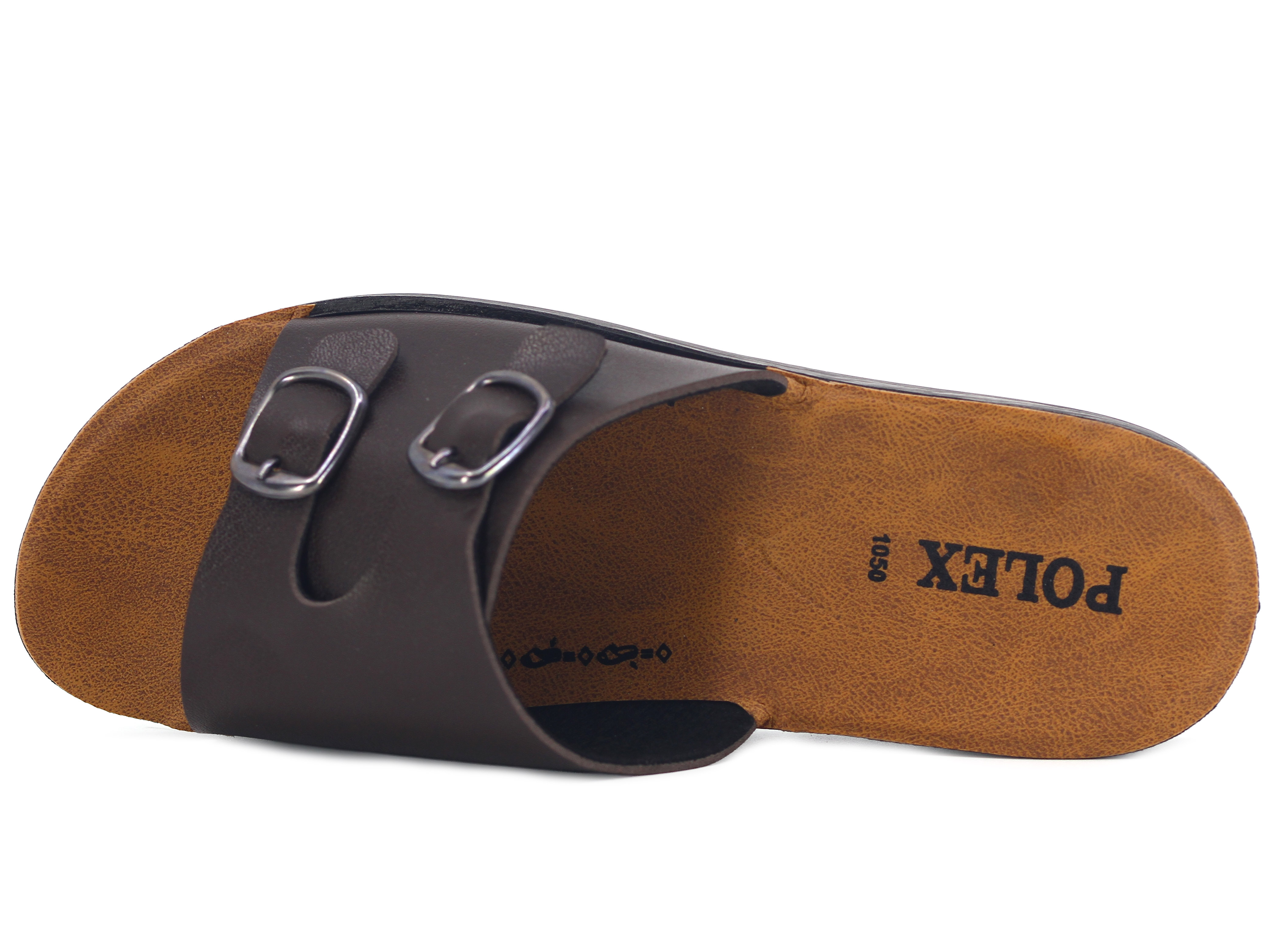 Polex Zenne 1062 Küçük Çift Toka Cilt Günlük Terlik - 2