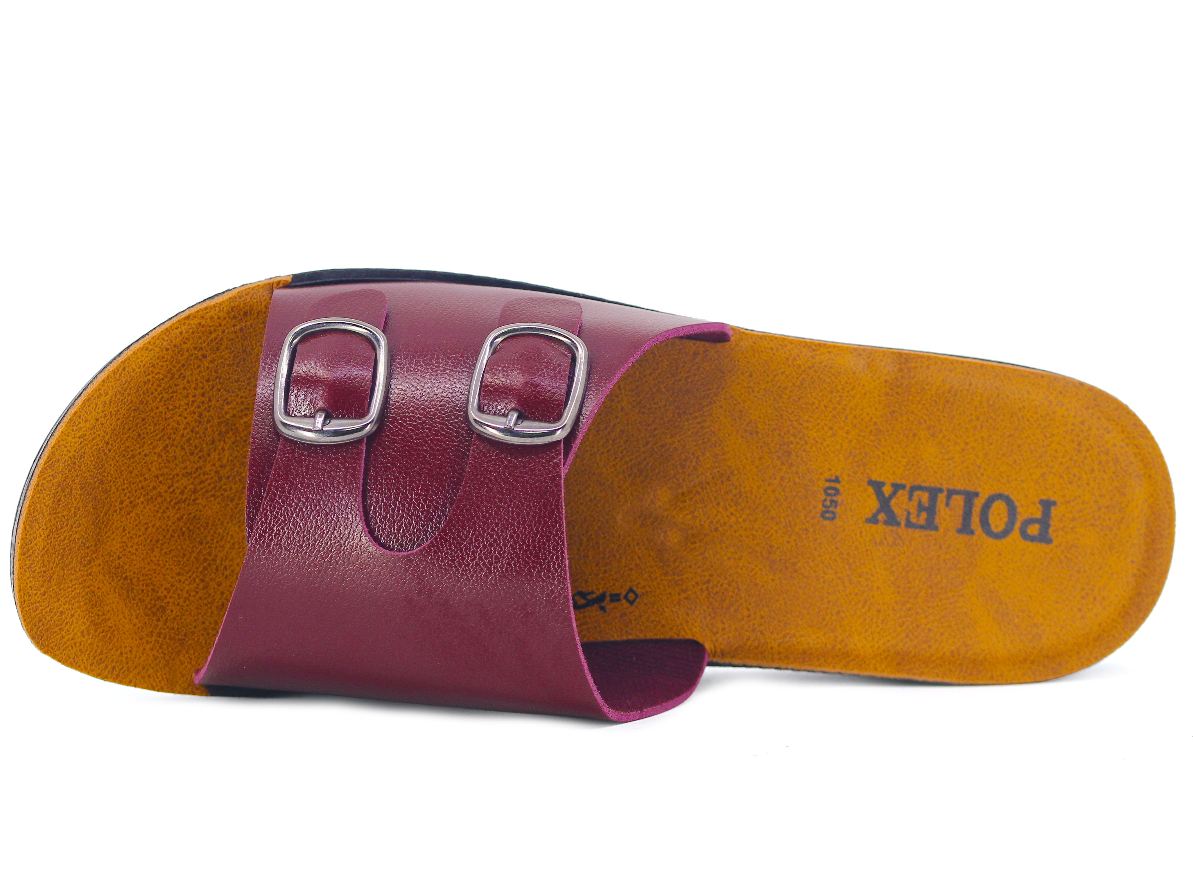 Polex Zenne 1062 Küçük Çift Toka Cilt Günlük Terlik - 2