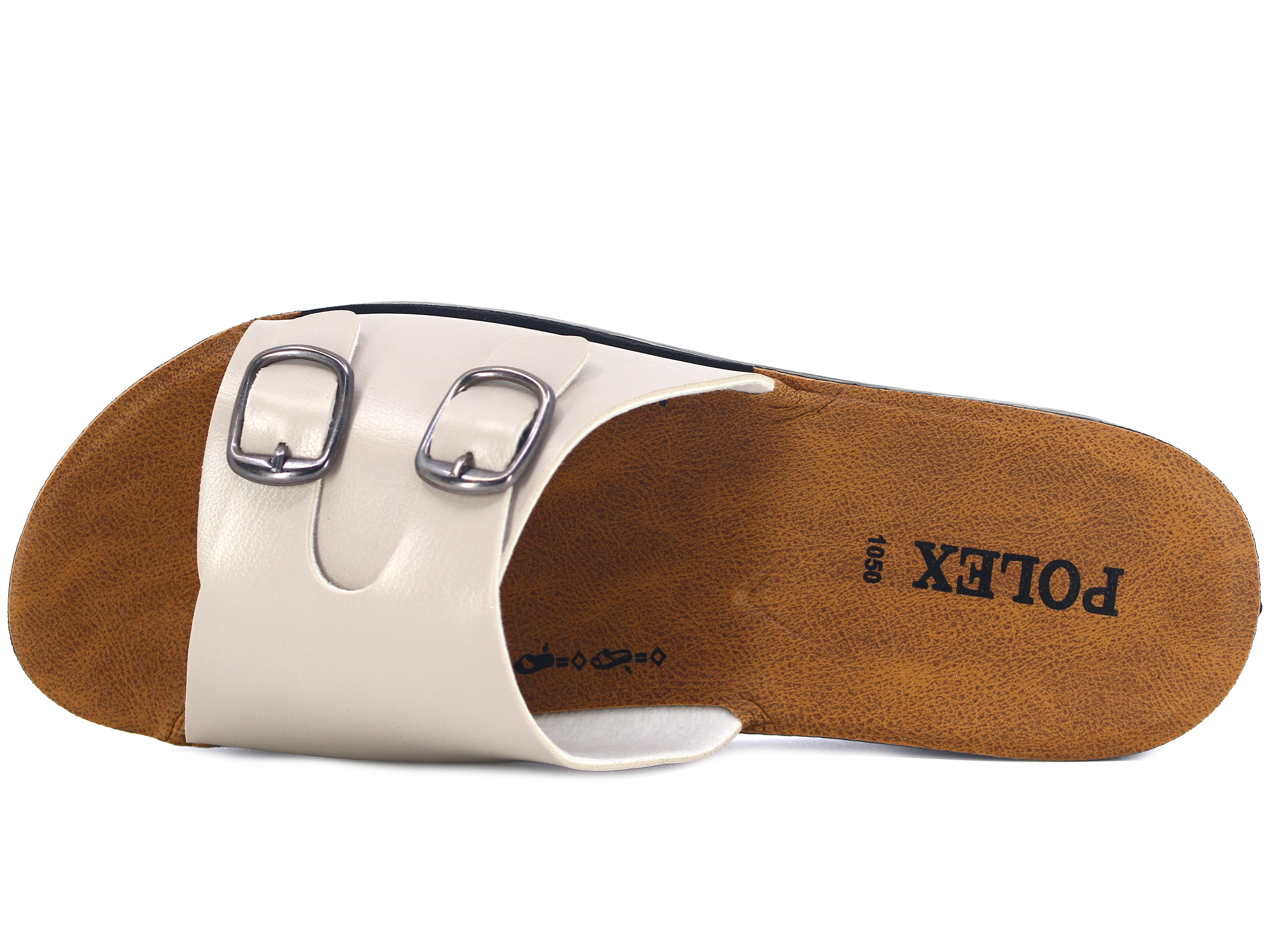Polex Zenne 1062 Küçük Çift Toka Cilt Günlük Terlik - 2