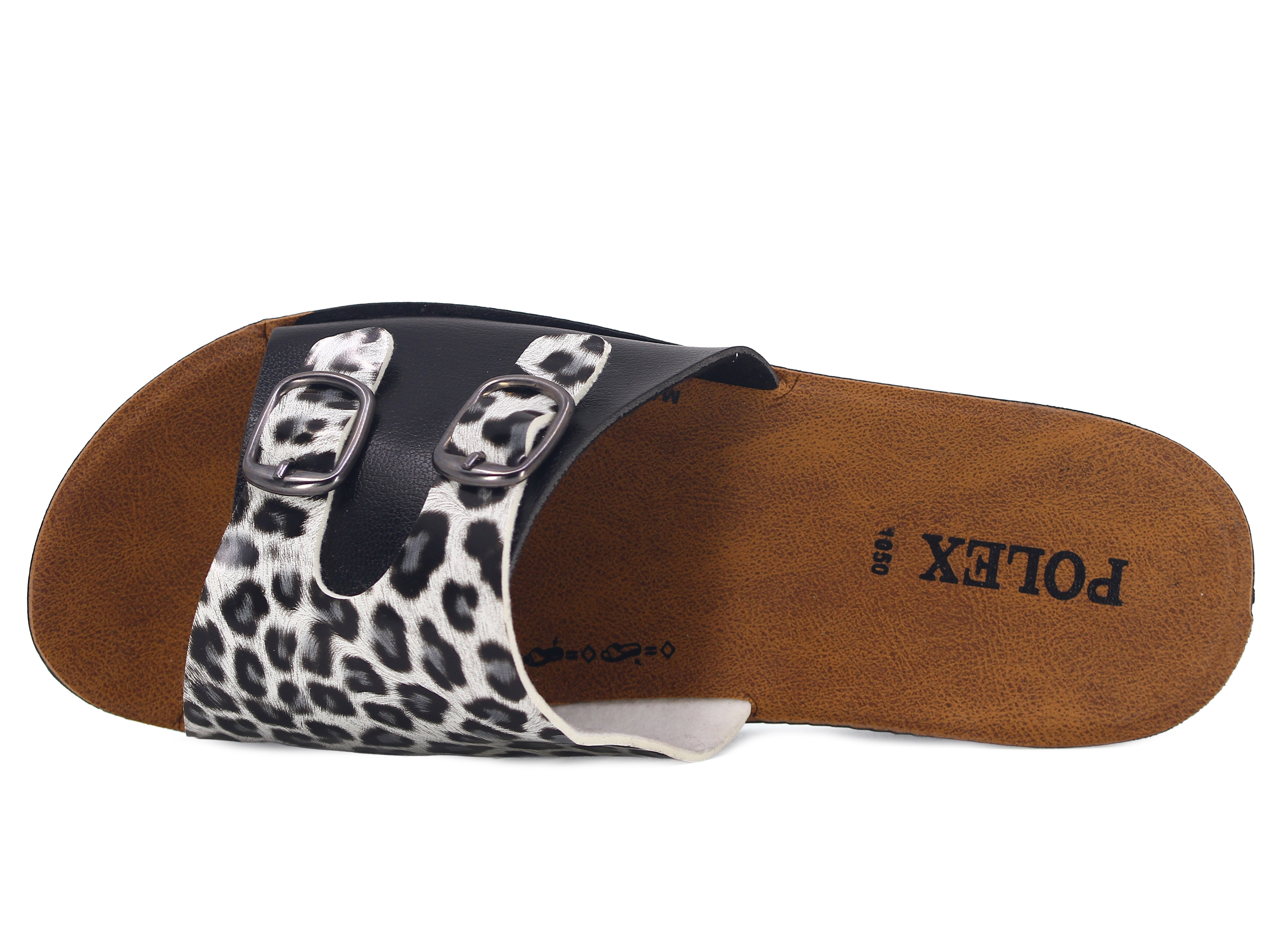 Polex Zenne 1062 Küçük Çift Toka Cilt Günlük Terlik - 2