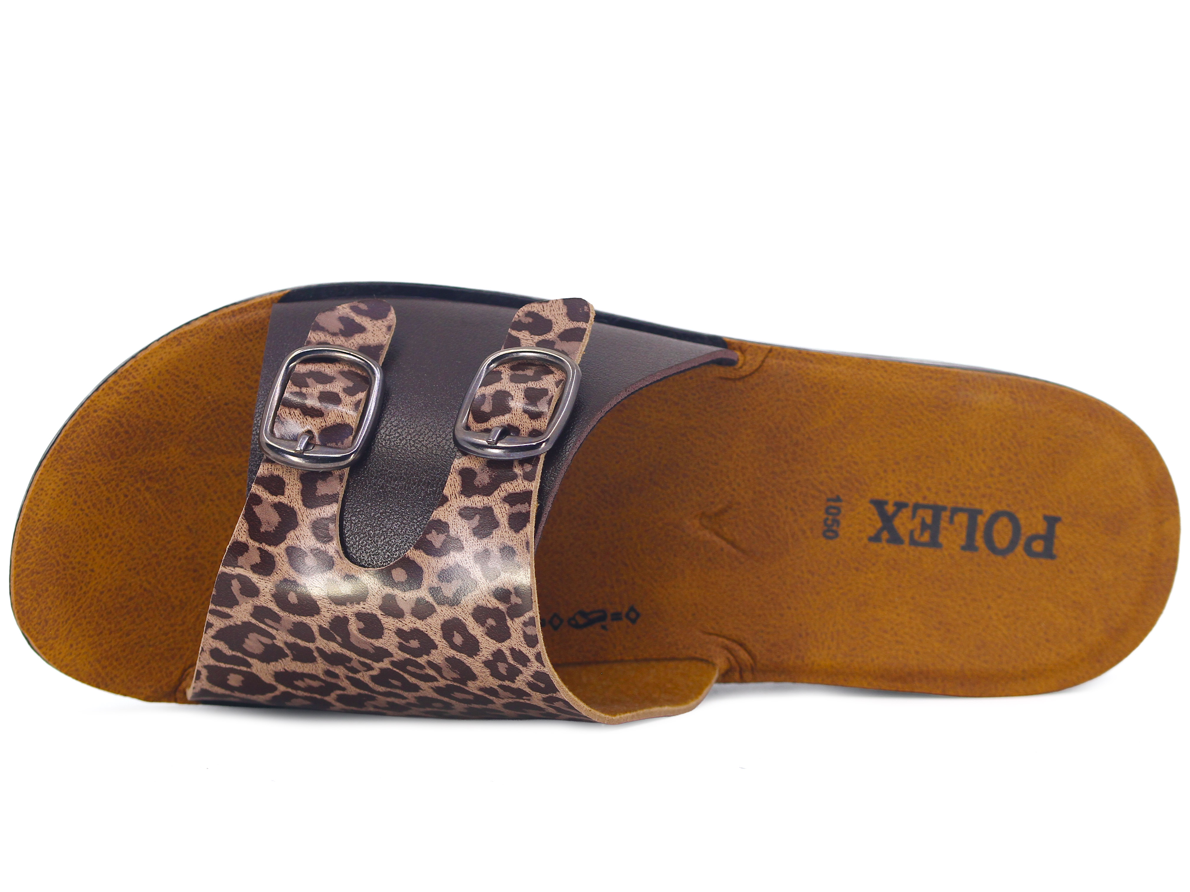 Polex Zenne 1062 Küçük Çift Toka Cilt Günlük Terlik - 2