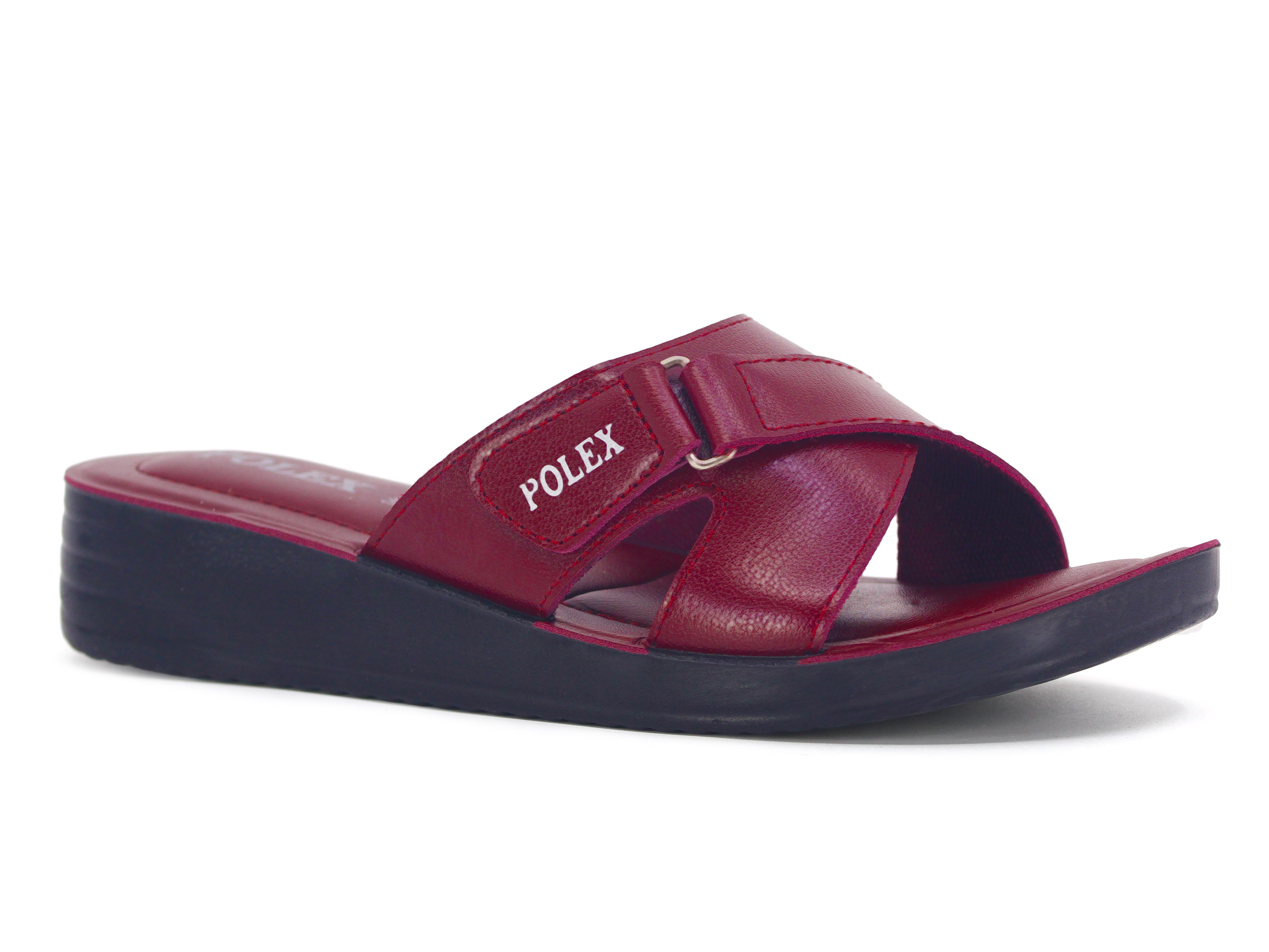 Polex Zenne 1403 Çapraz Cırtlı Pedli Günlük Terlik - 1
