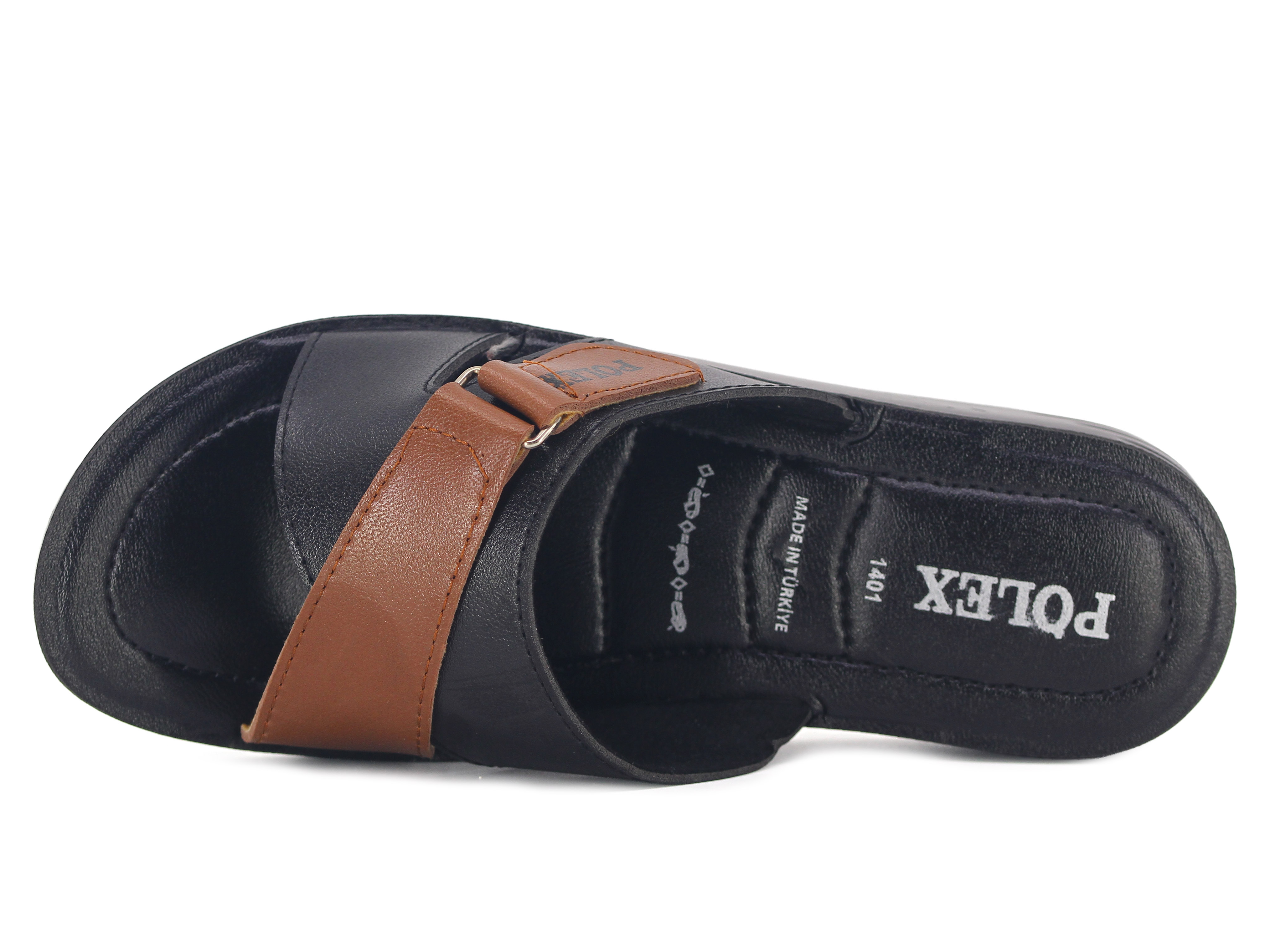 Polex Zenne 1403 Çapraz Cırtlı Pedli Günlük Terlik - 2