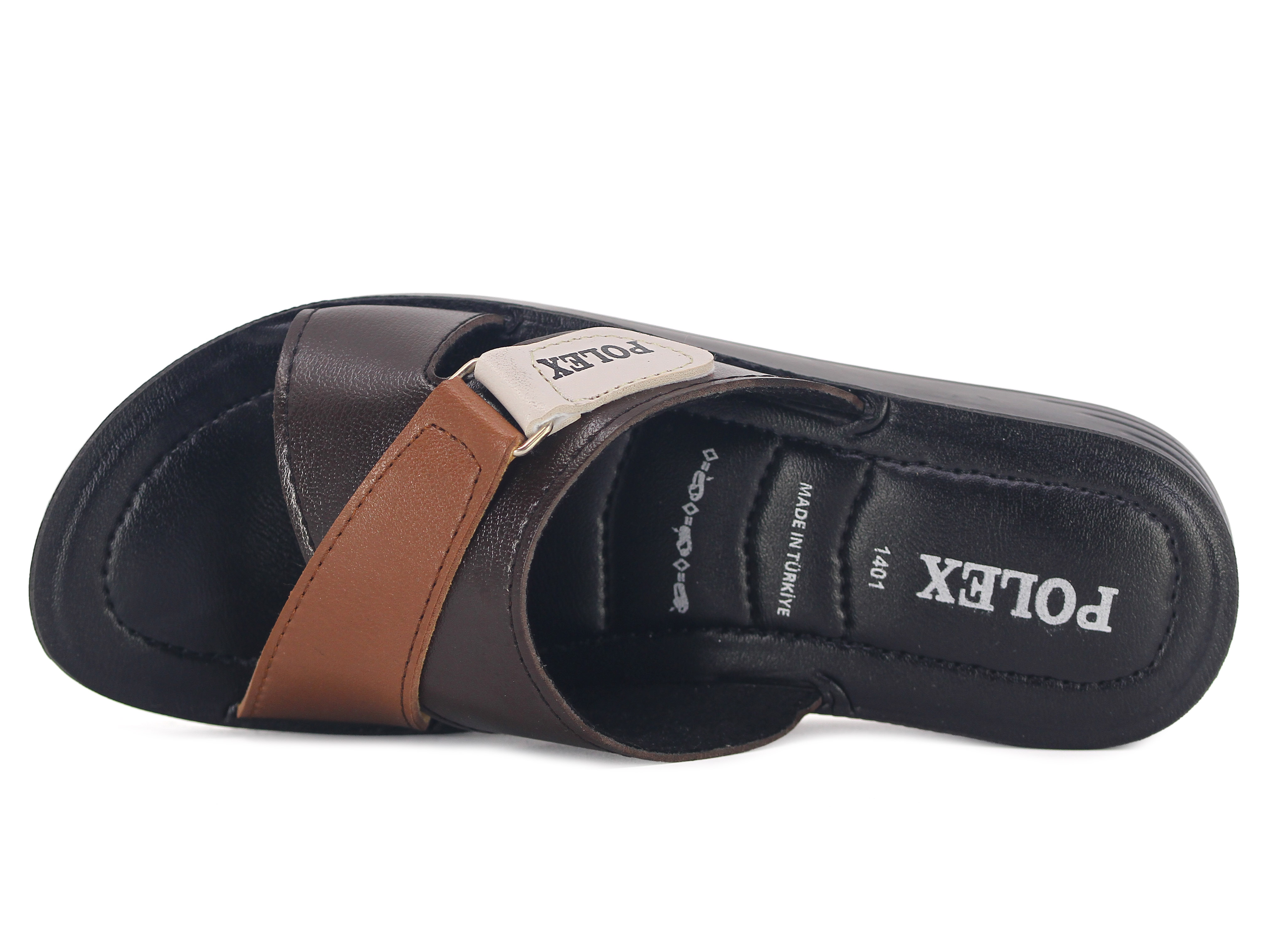 Polex Zenne 1403 Çapraz Cırtlı Pedli Günlük Terlik - 2