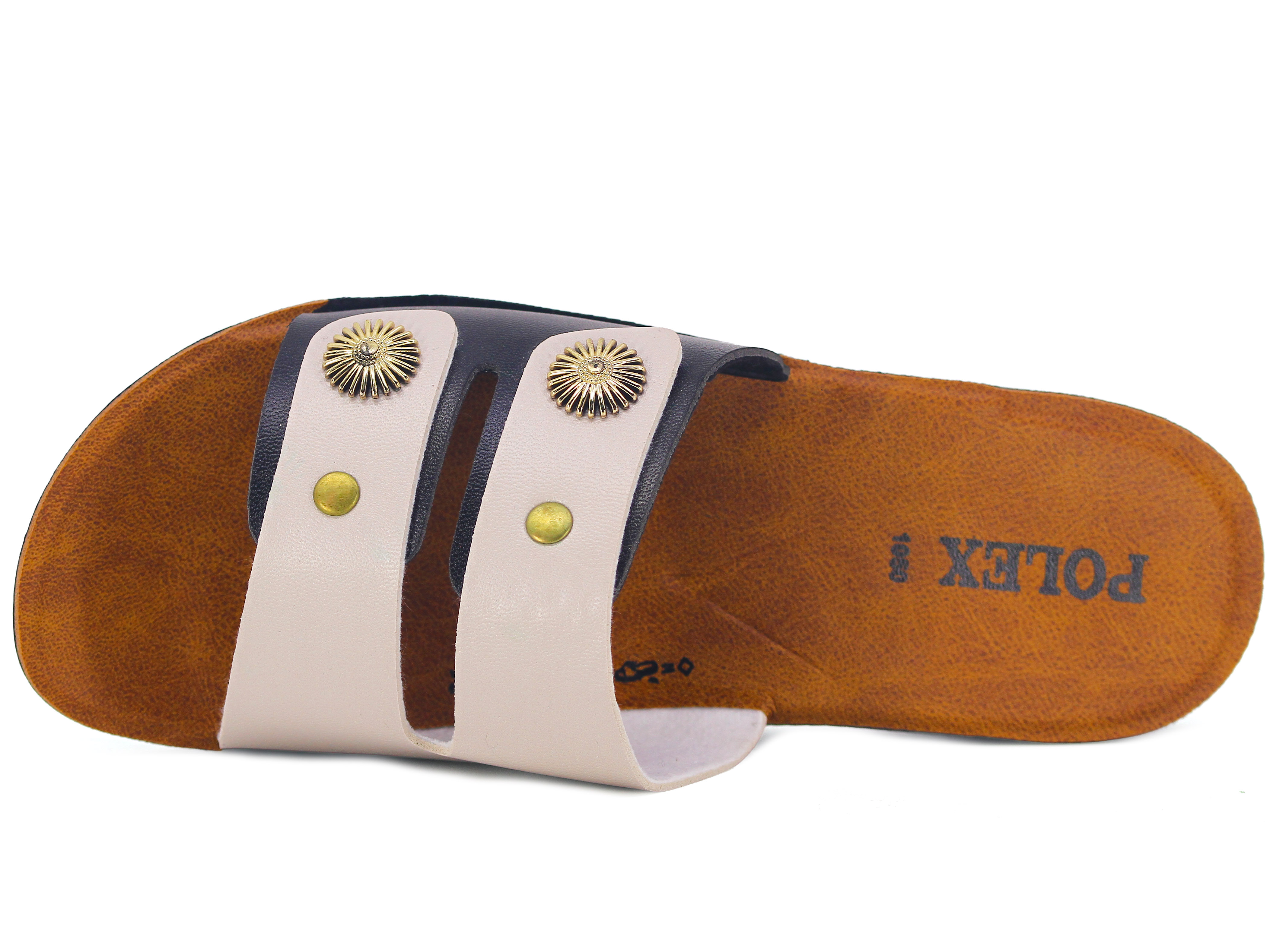 Polex Zenne 1076 Çift Bant Tokalı Günlük Terlik - 2