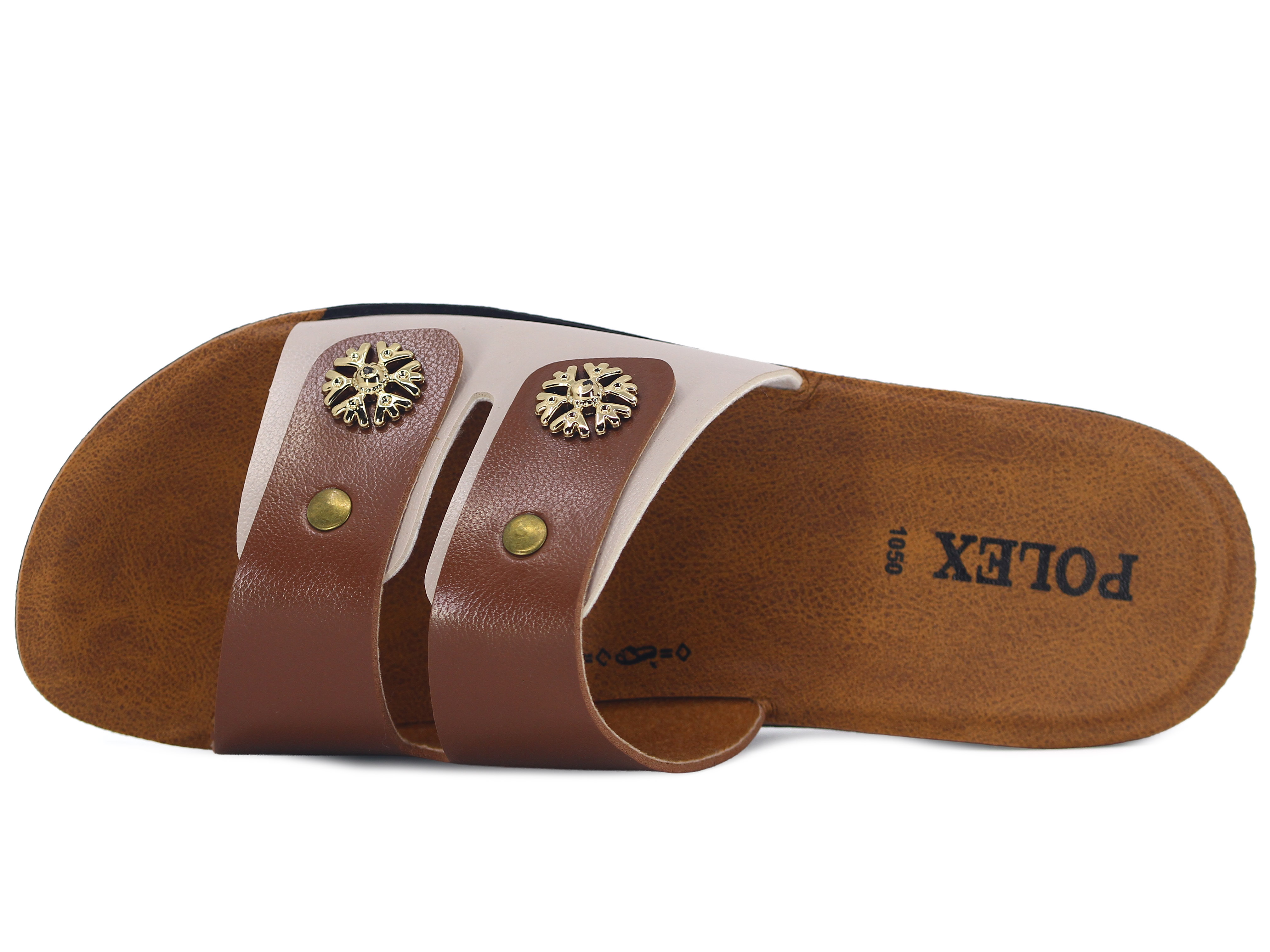 Polex Zenne 1076 Çift Bant Tokalı Günlük Terlik - 2
