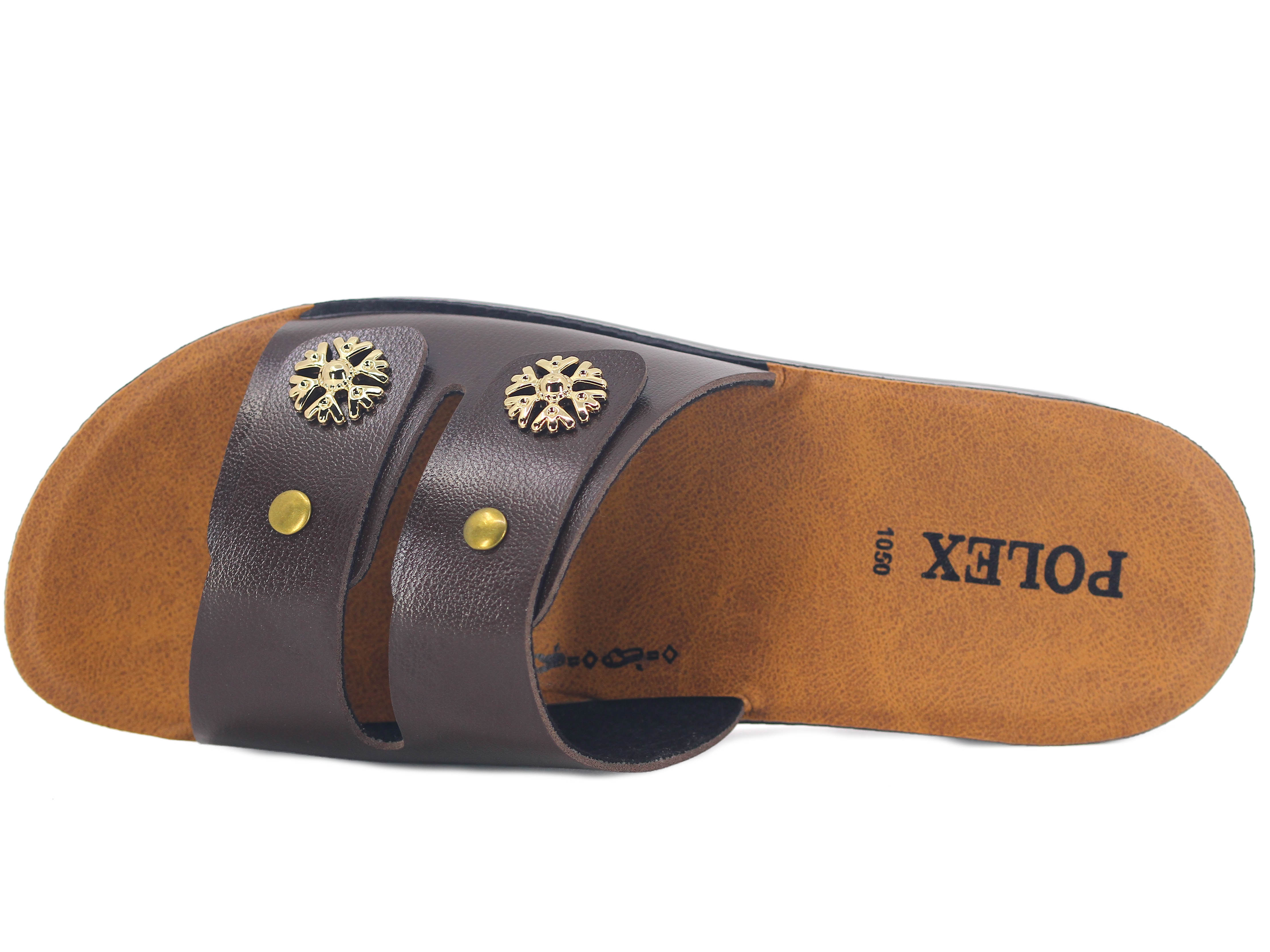Polex Zenne 1076 Çift Bant Tokalı Günlük Terlik - 2