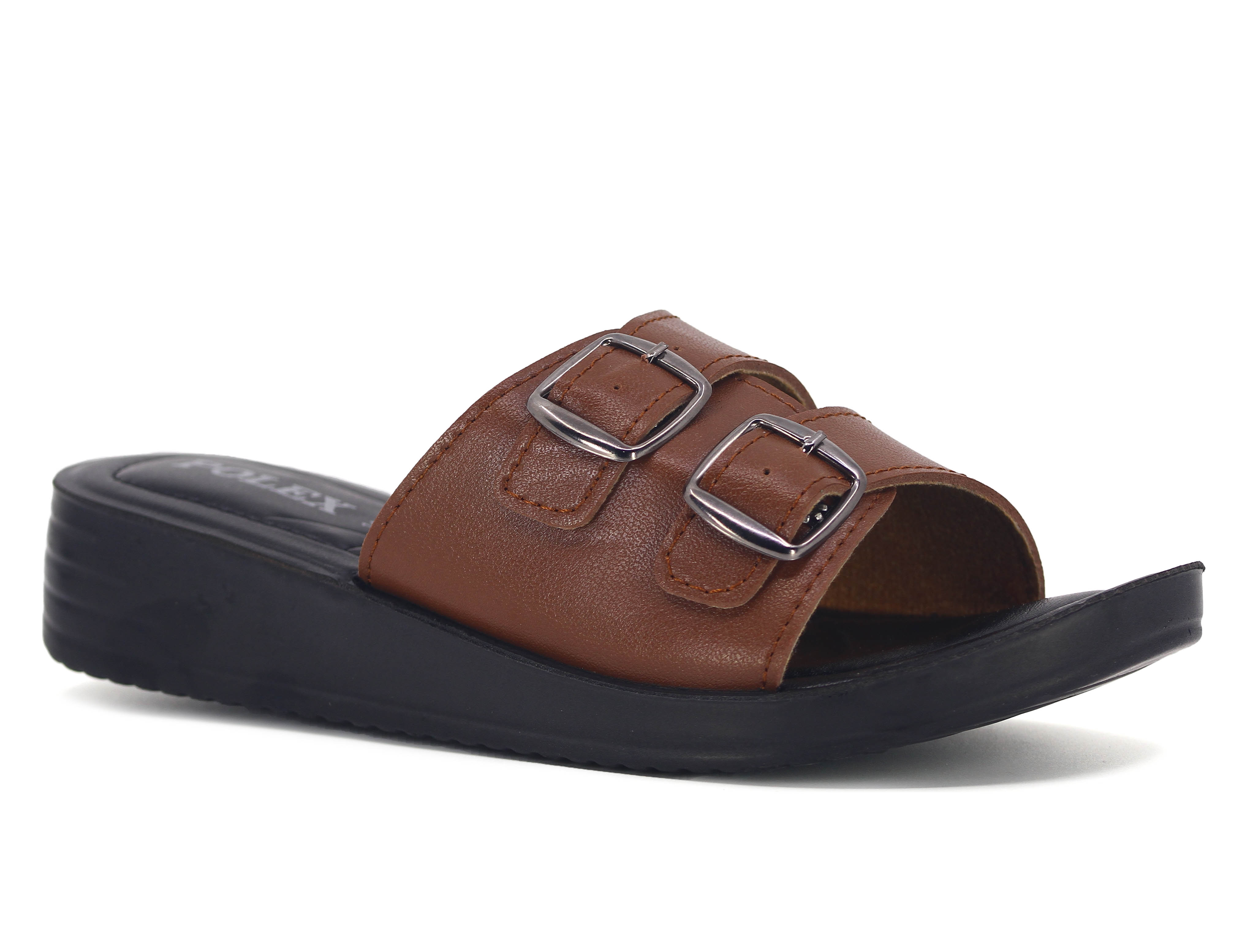 Polex Zenne 1407 Çift Toka Pedli Günlük Terlik - 1