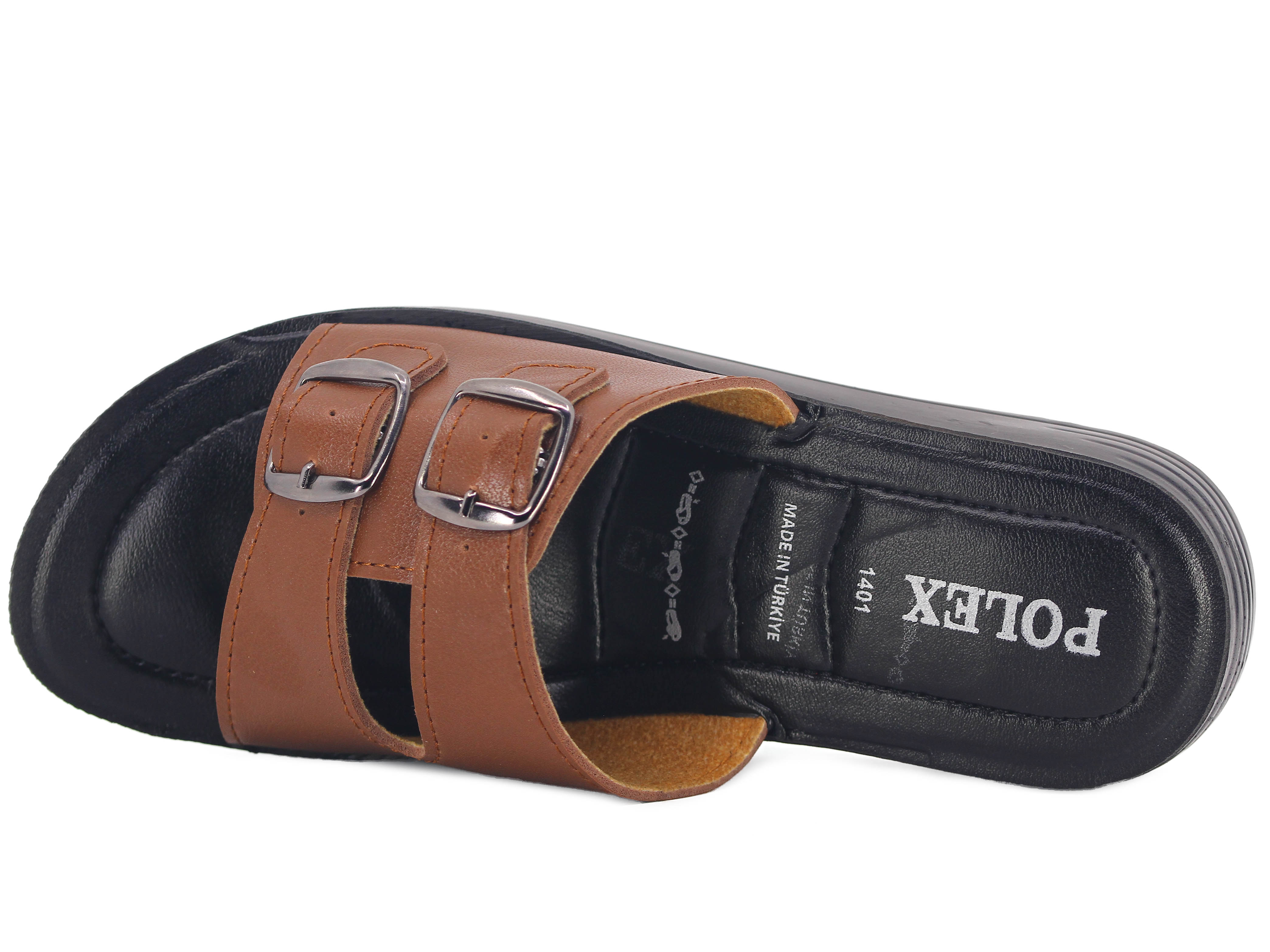 Polex Zenne 1407 Çift Toka Pedli Günlük Terlik - 2