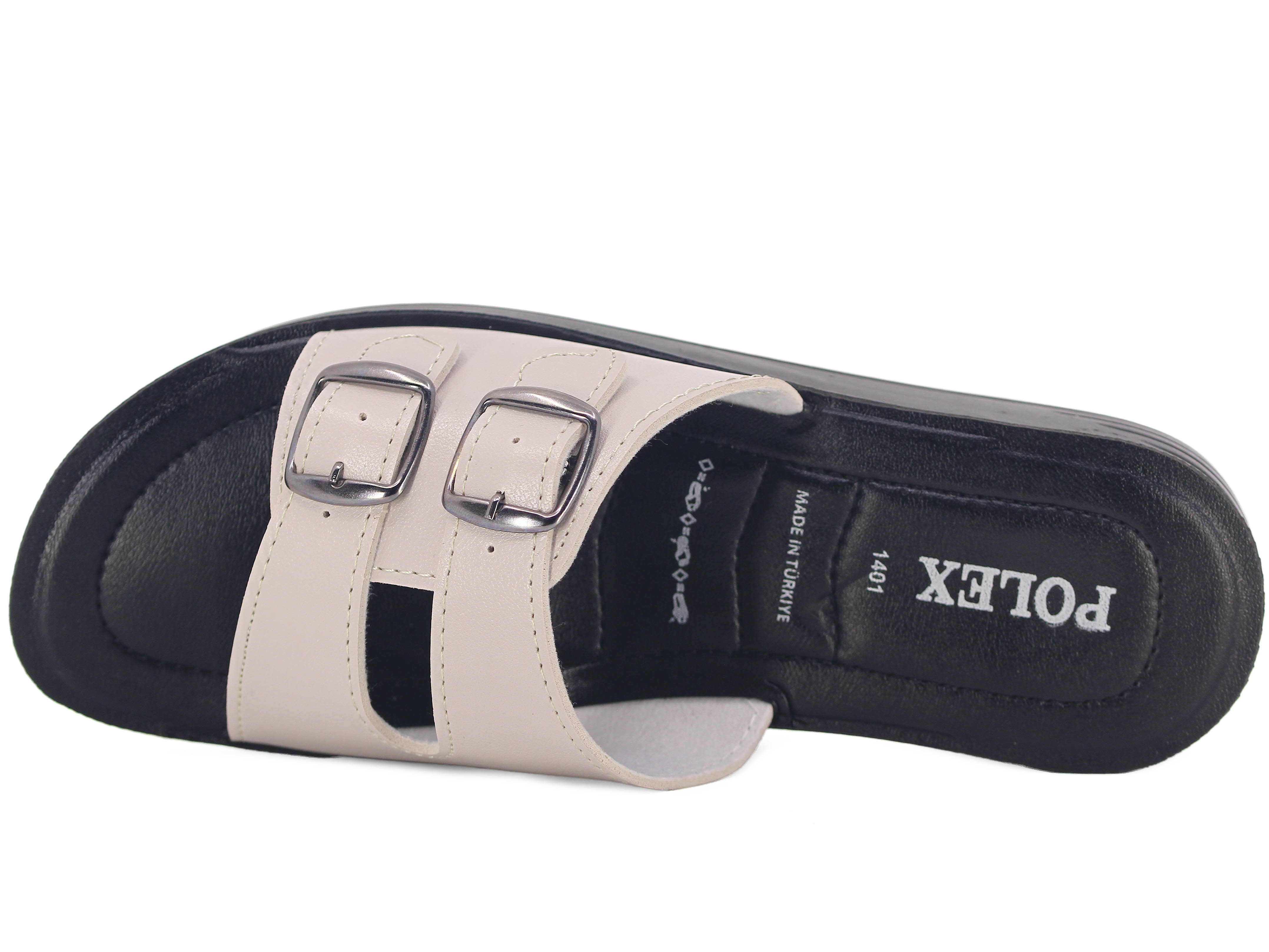Polex Zenne 1407 Çift Toka Pedli Günlük Terlik - 2