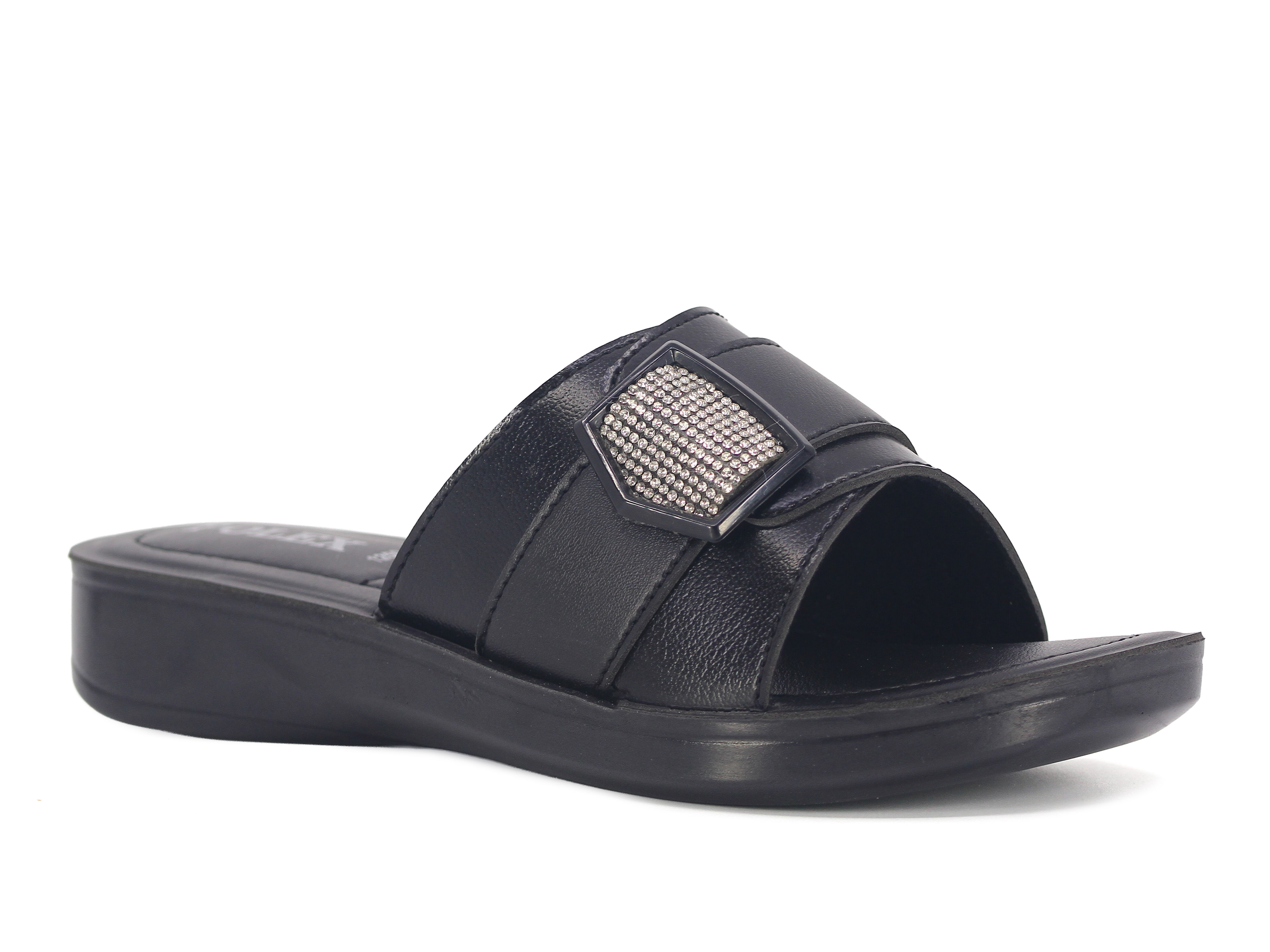 Polex Zenne 1251 Taşlı Pedli Günlük Terlik - 1