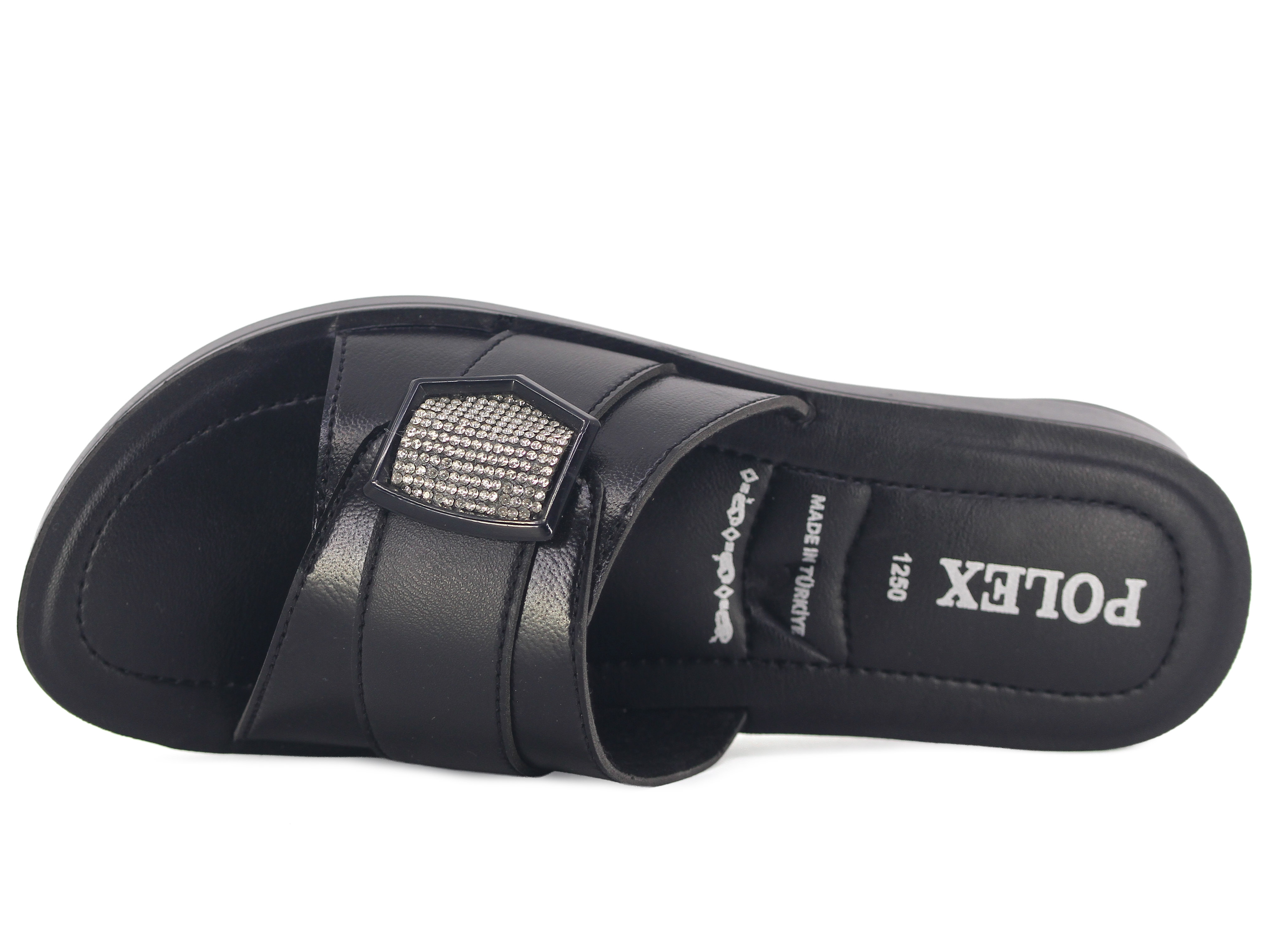Polex Zenne 1251 Taşlı Pedli Günlük Terlik - 2