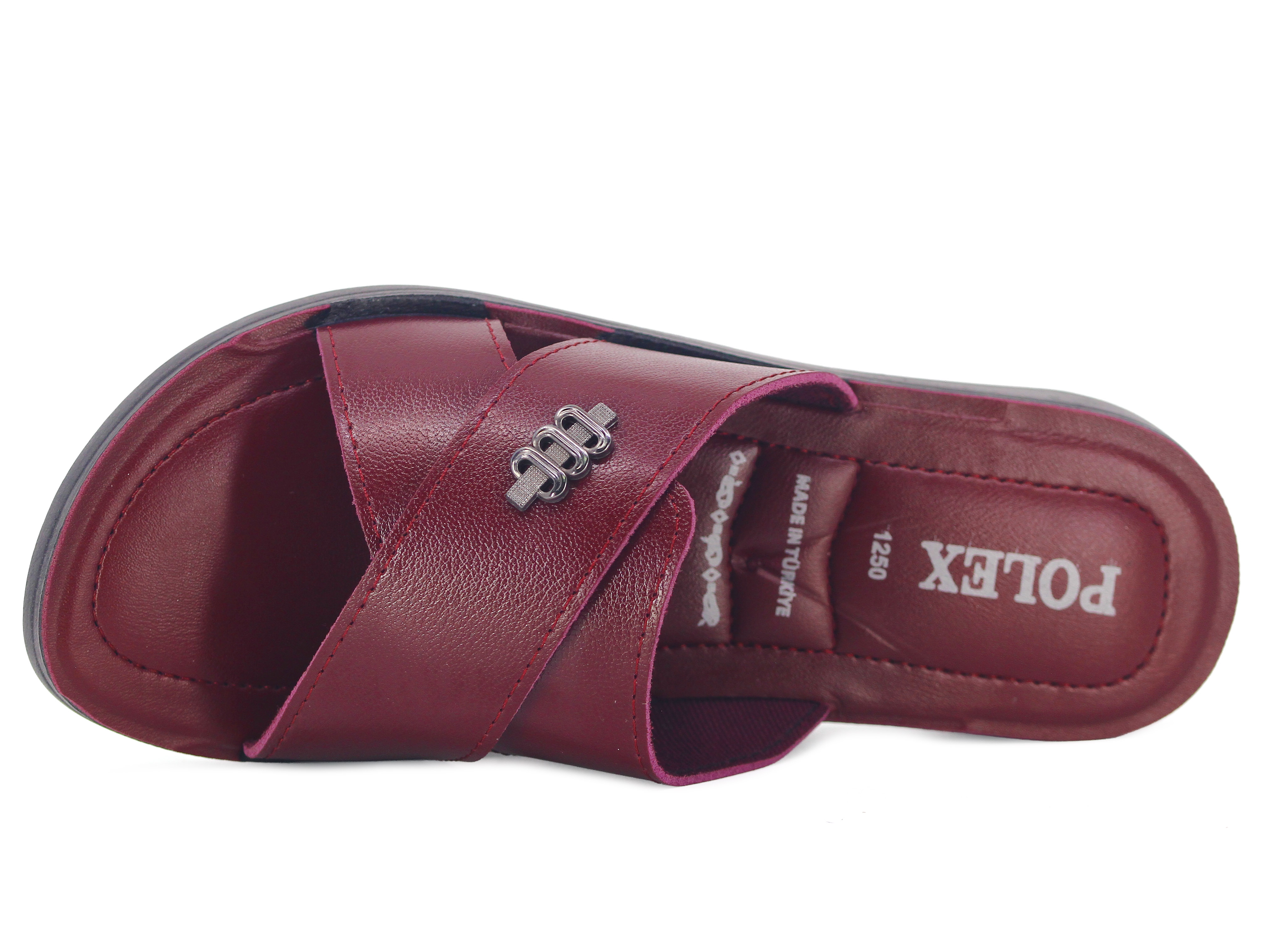 Polex Zenne 1256 Çapraz Tokalı Pedli Günlük Terlik - 2
