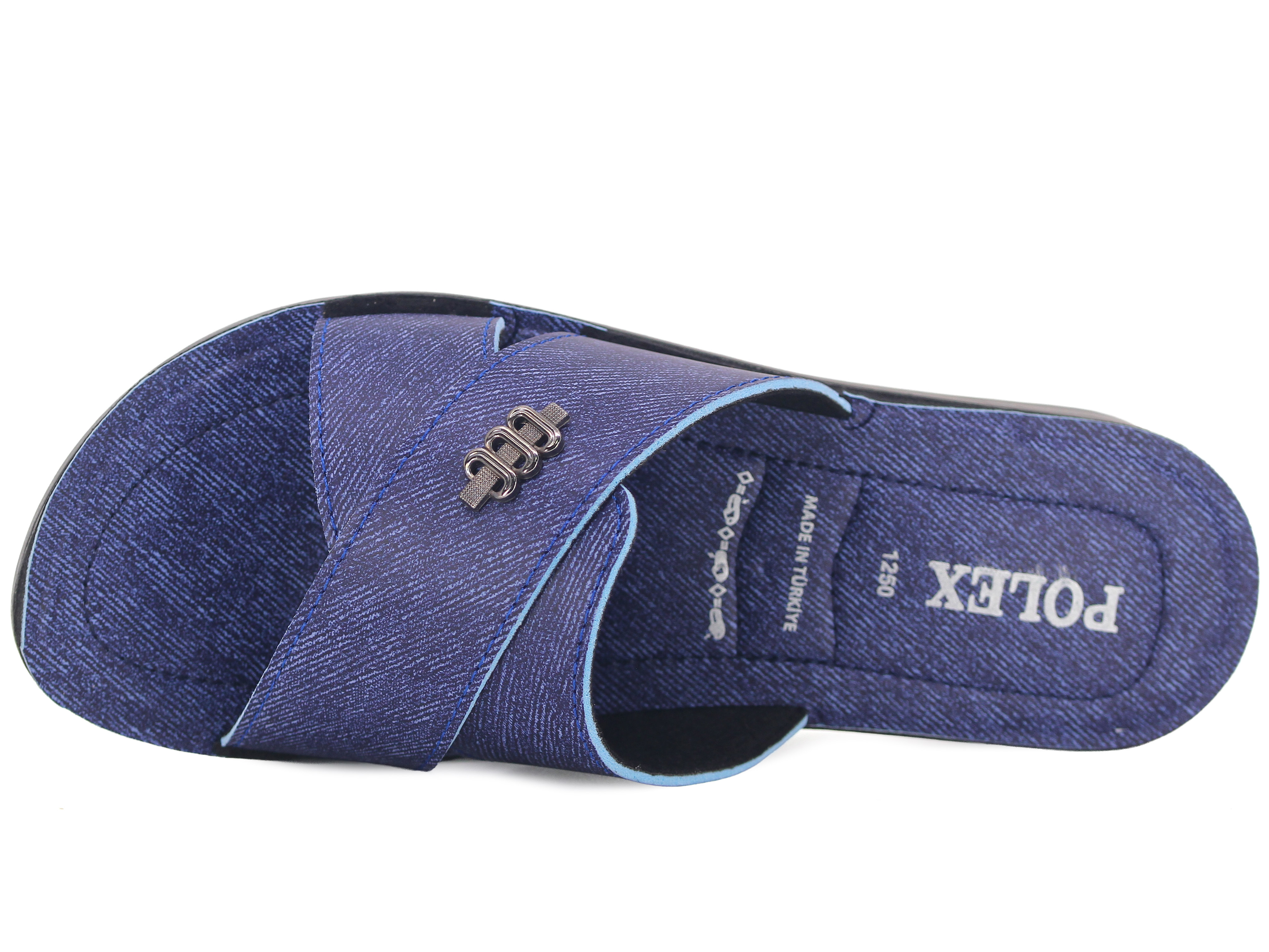 Polex Zenne 1256 Çapraz Tokalı Pedli Günlük Terlik - 2