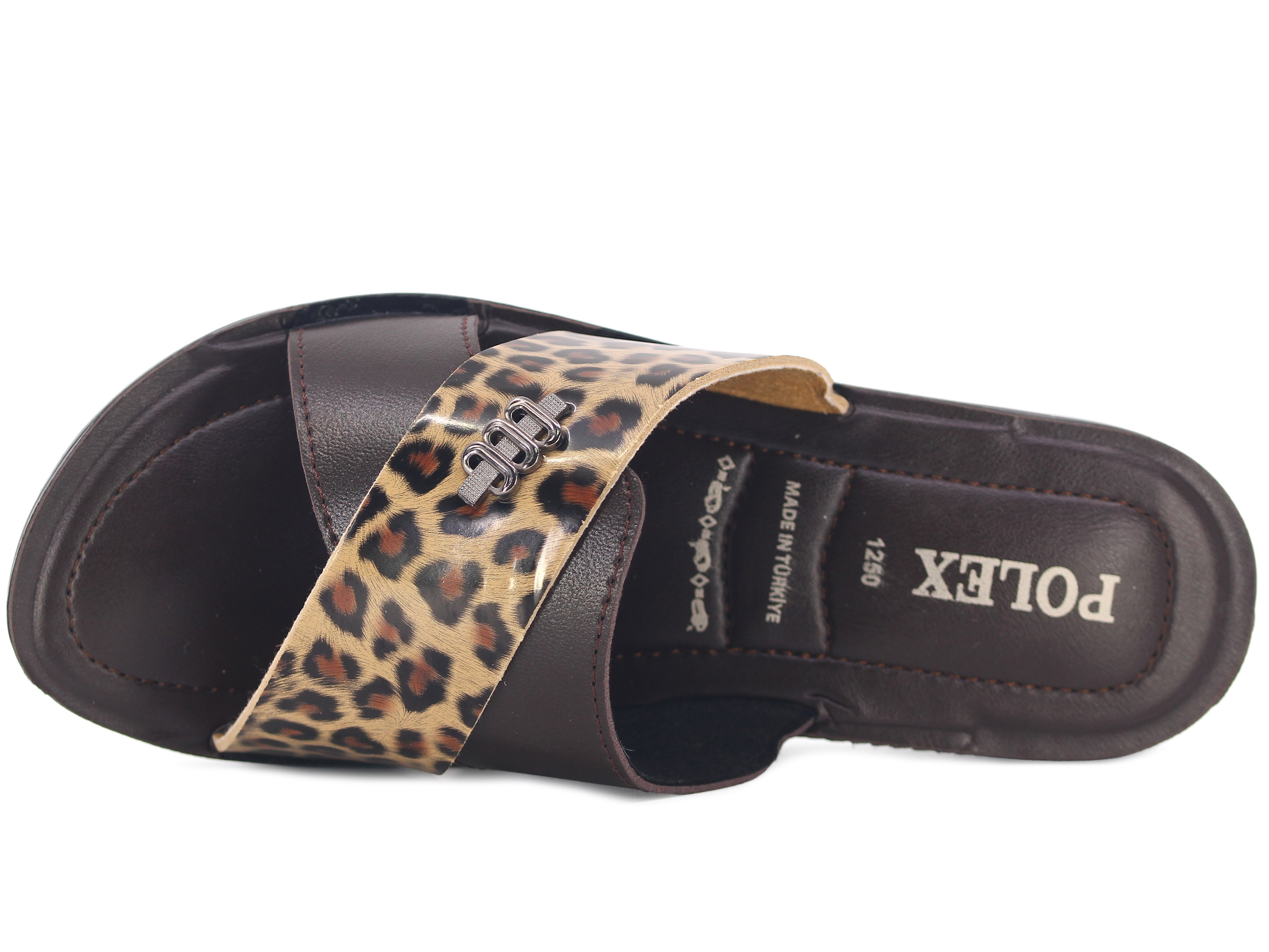 Polex Zenne 1256 Çapraz Tokalı Pedli Günlük Terlik - 2