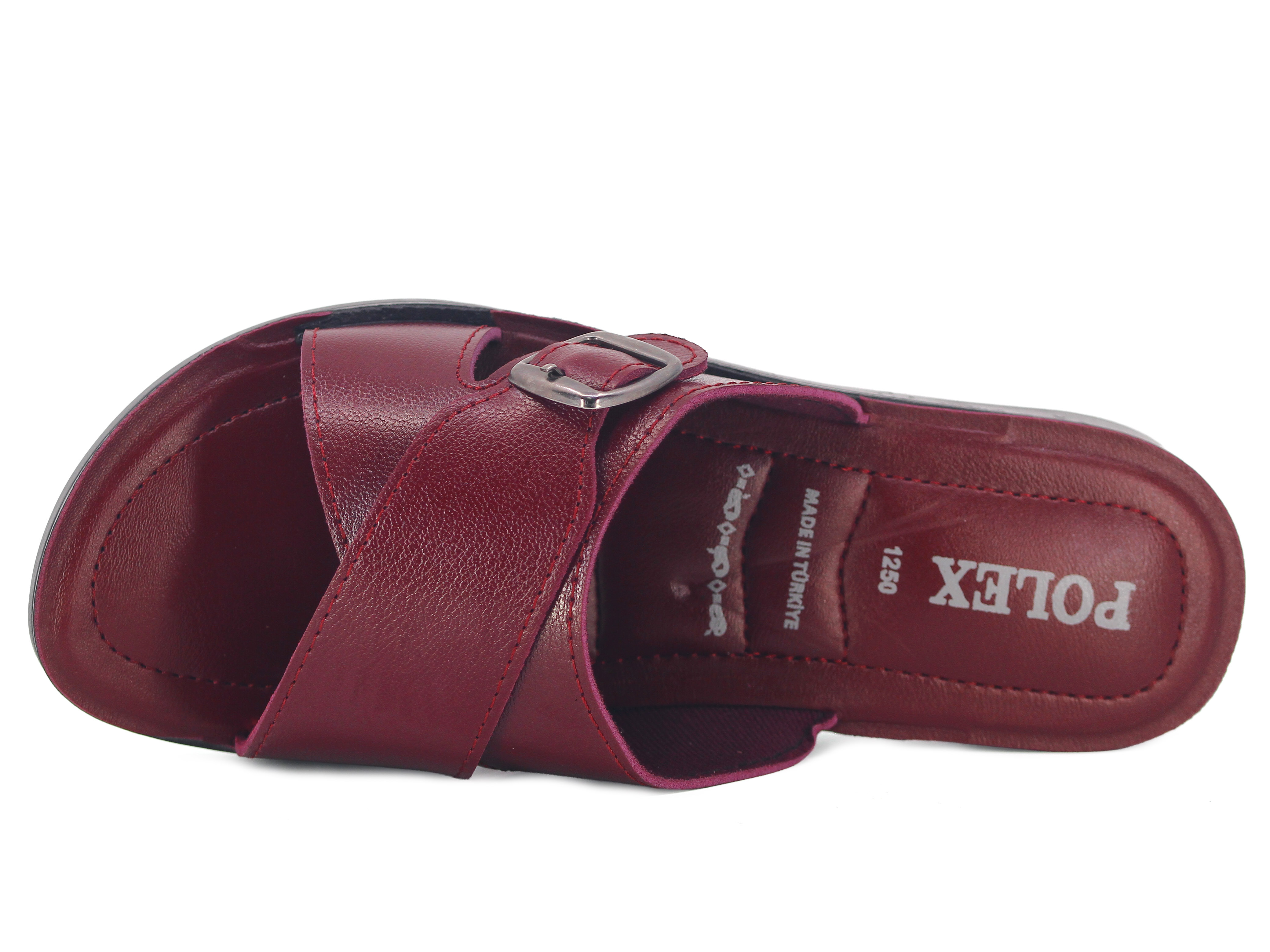 Polex Zenne 1262 Çapraz Tokalı Pedli Günlük Terlik - 2