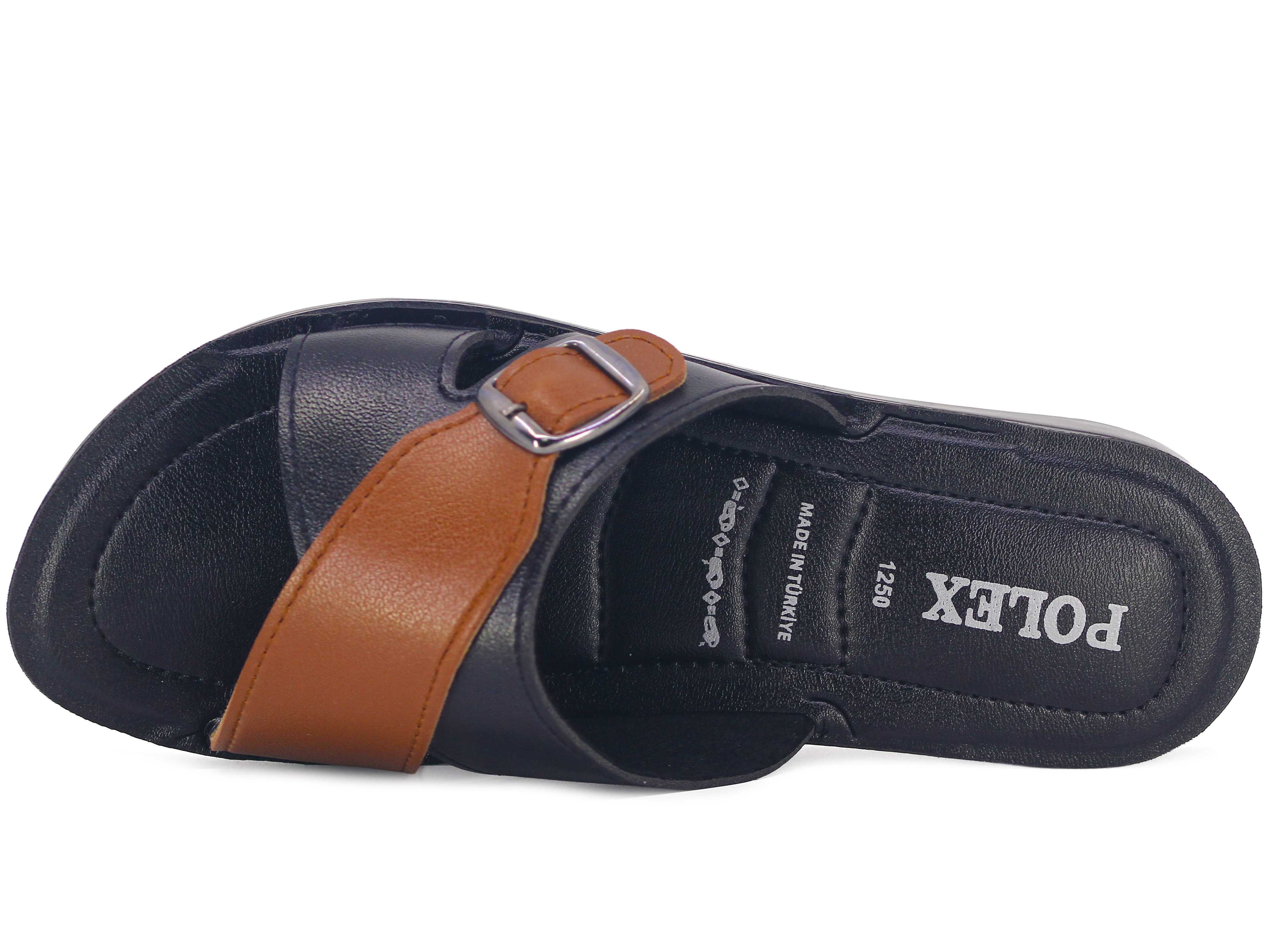 Polex Zenne 1262 Çapraz Tokalı Pedli Günlük Terlik - 2