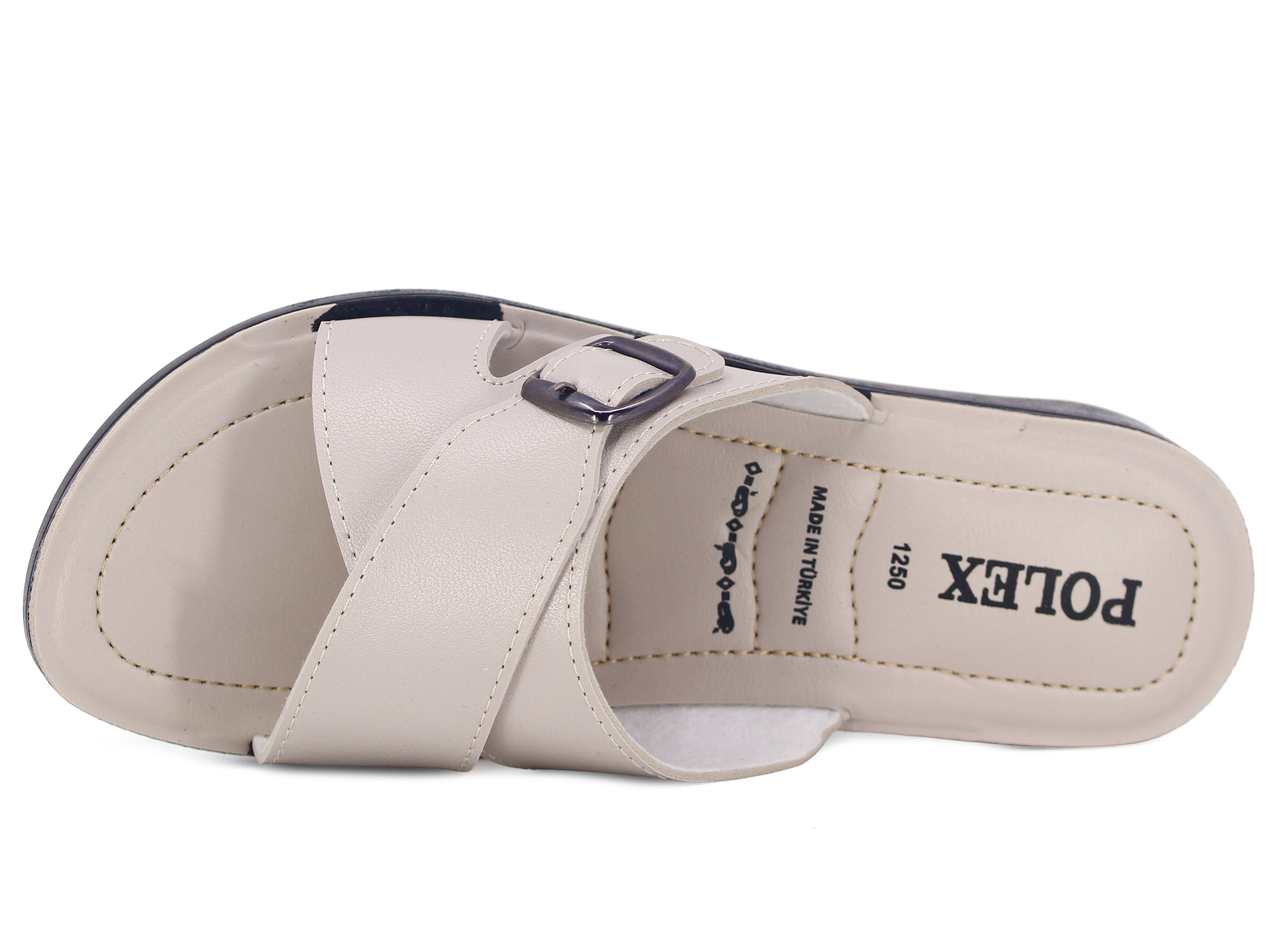 Polex Zenne 1262 Çapraz Tokalı Pedli Günlük Terlik - 2