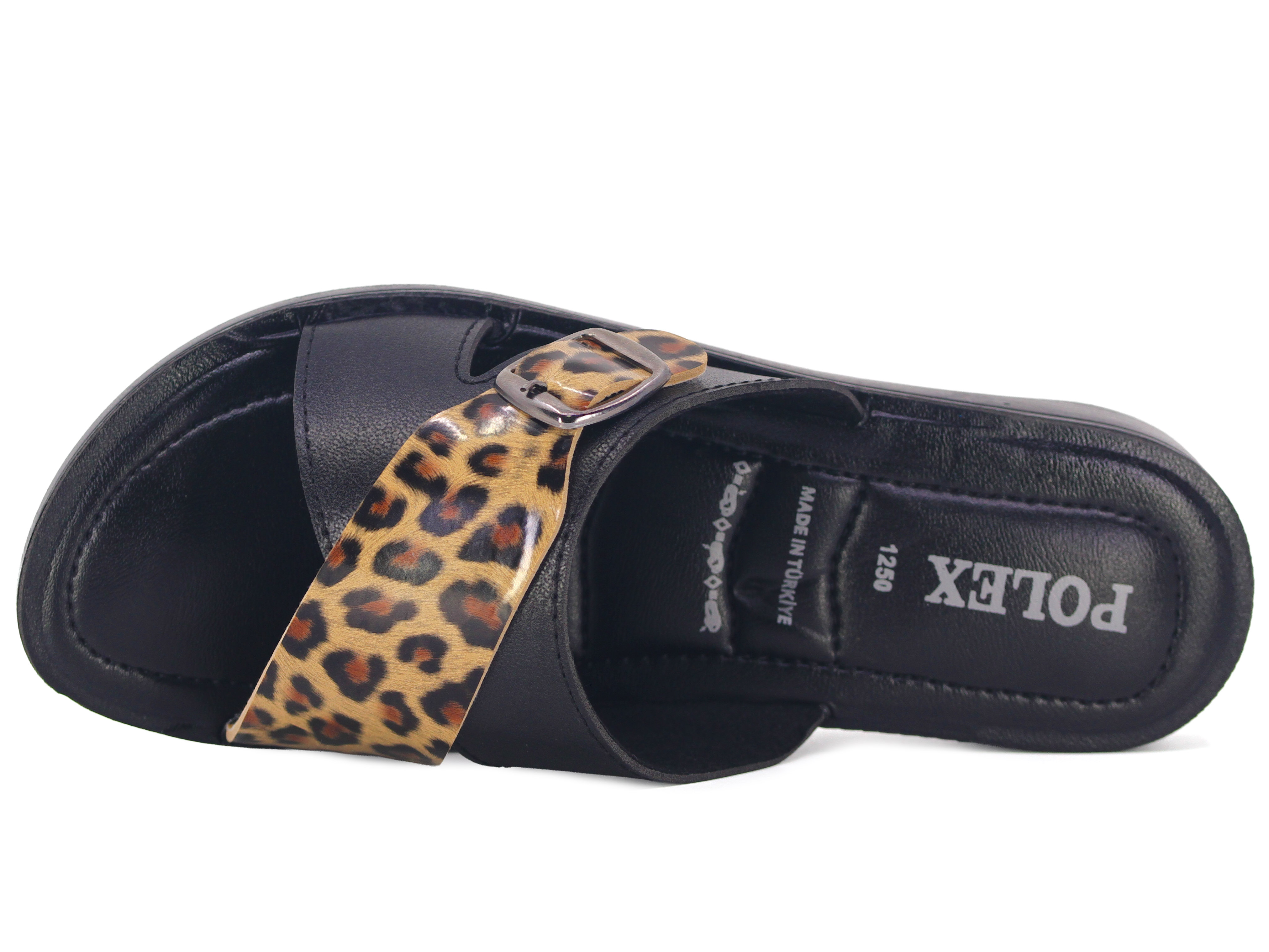 Polex Zenne 1262 Çapraz Tokalı Pedli Günlük Terlik - 2