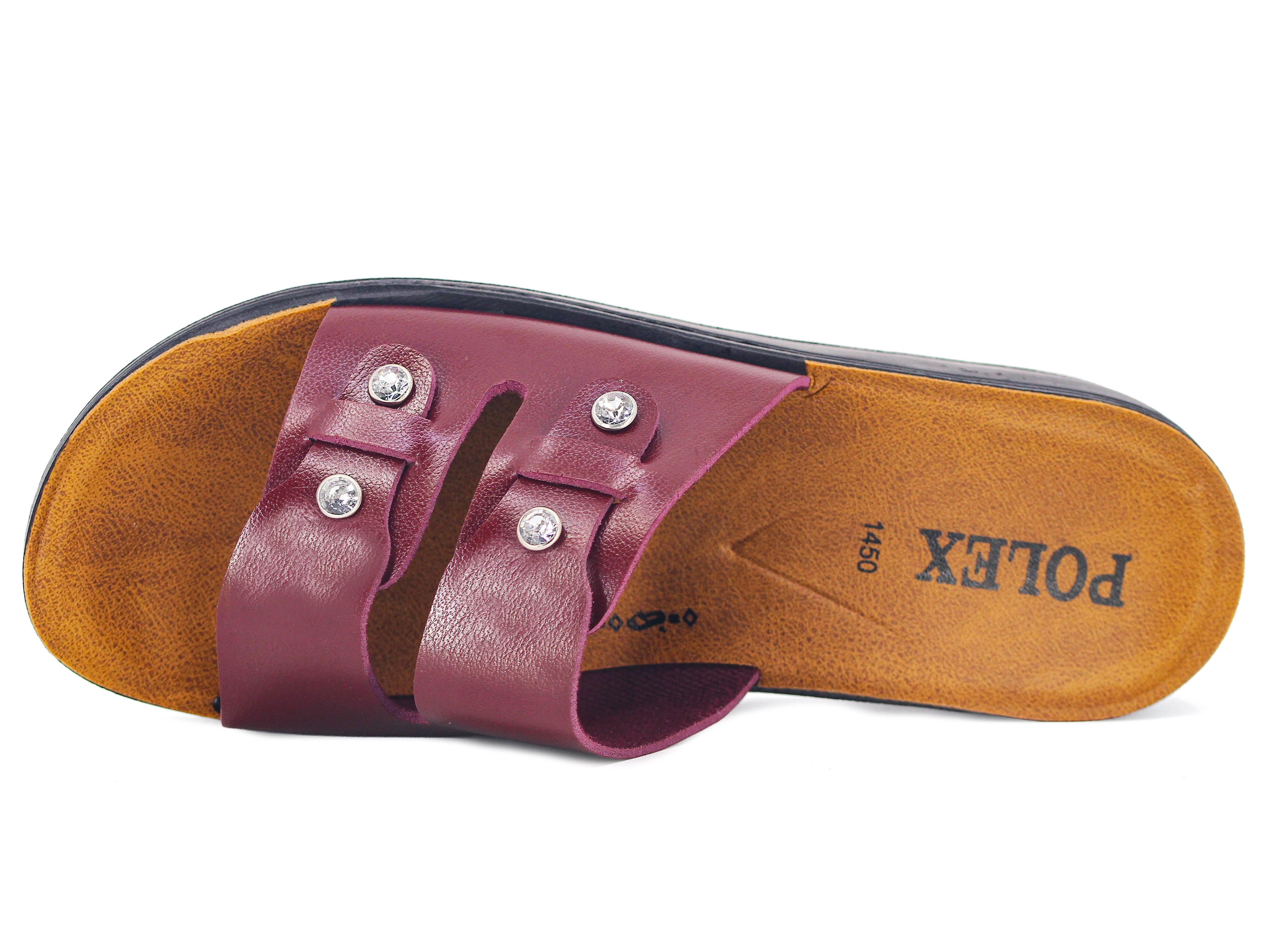 Polex Zenne 1459 Dört Damla Taşlı Traktör Günlük Terlik - 2