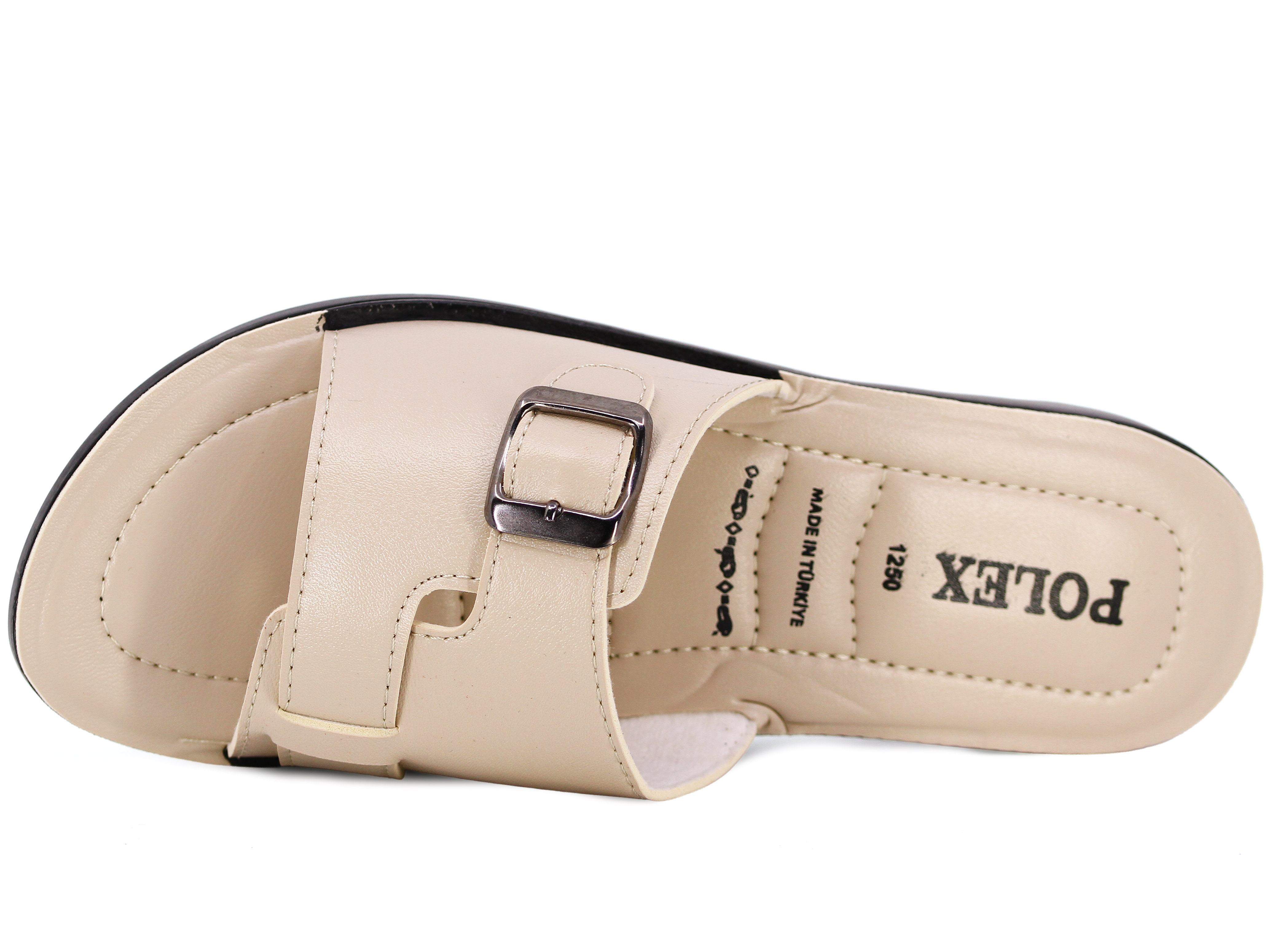 Polex Zenne 1265 Tek Toka Geçmeli Pedli Günlük Terlik - 2