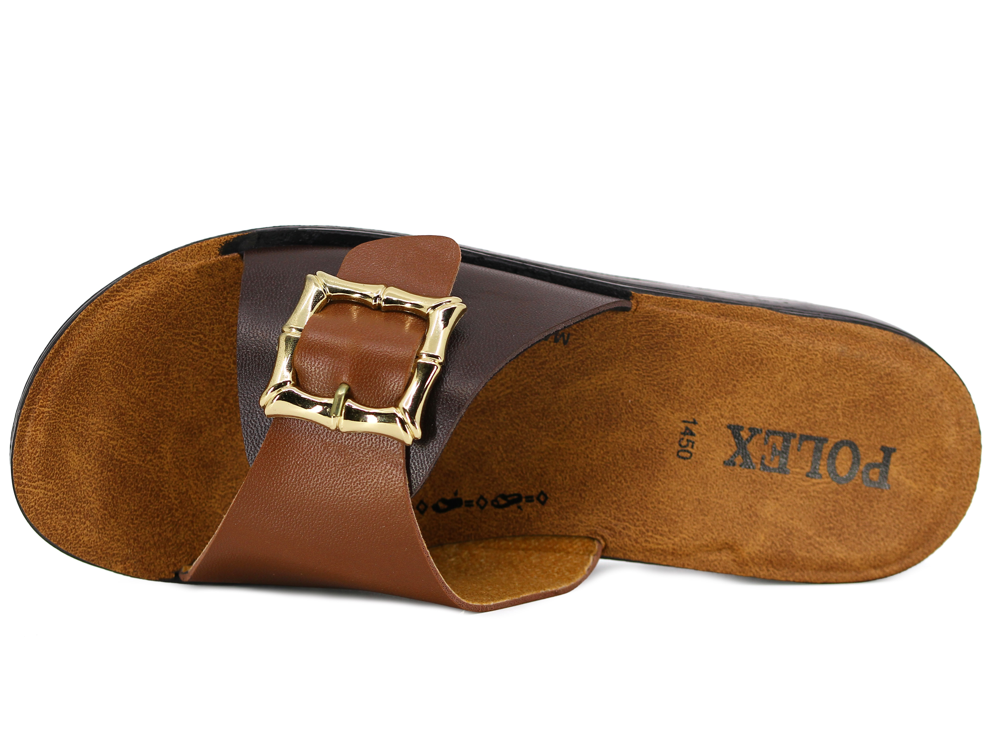 Polex Zenne 1457 Kare Tek Toka Traktör Günlük Terlik - 2