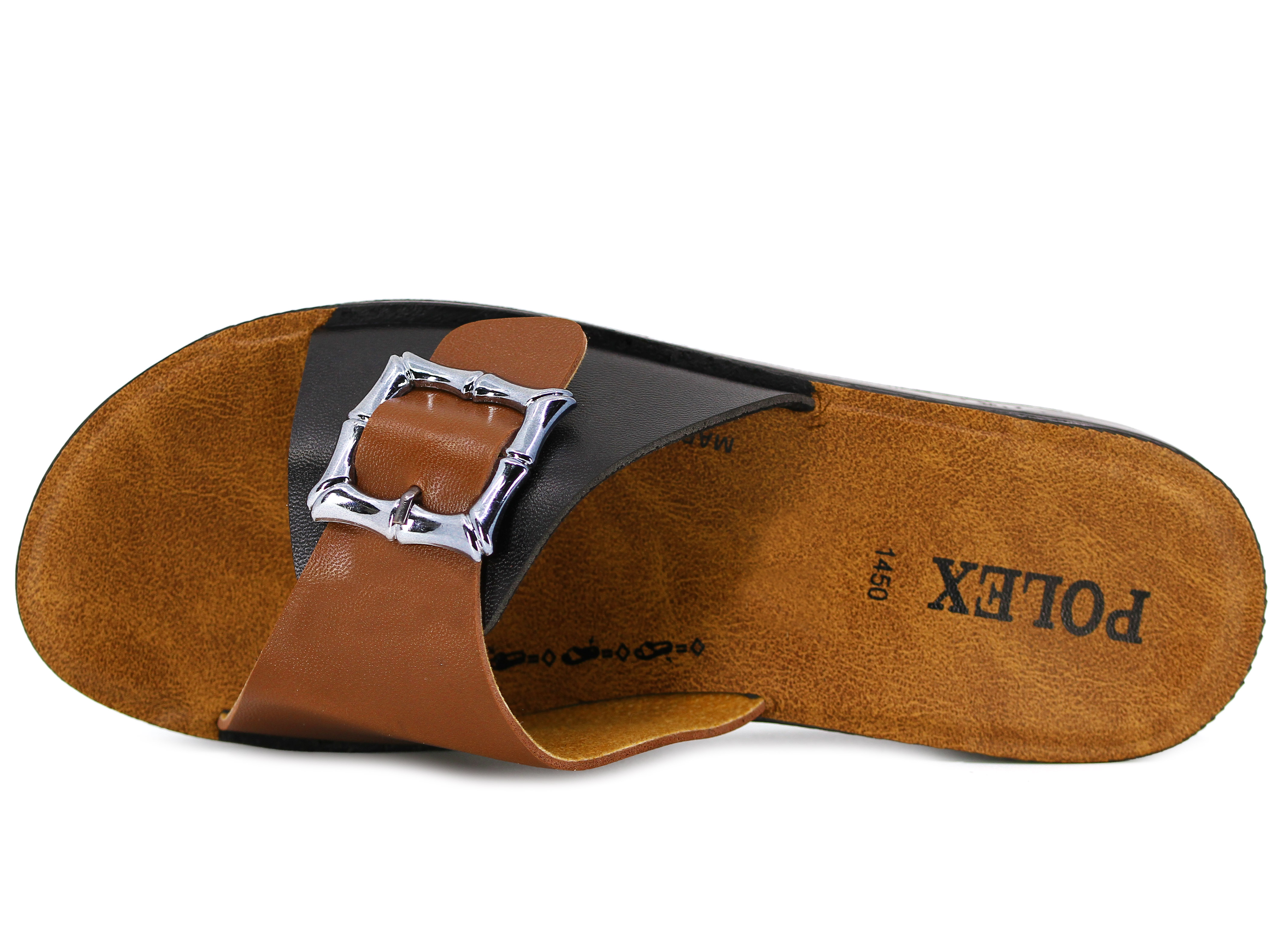 Polex Zenne 1457 Kare Tek Toka Traktör Günlük Terlik - 2