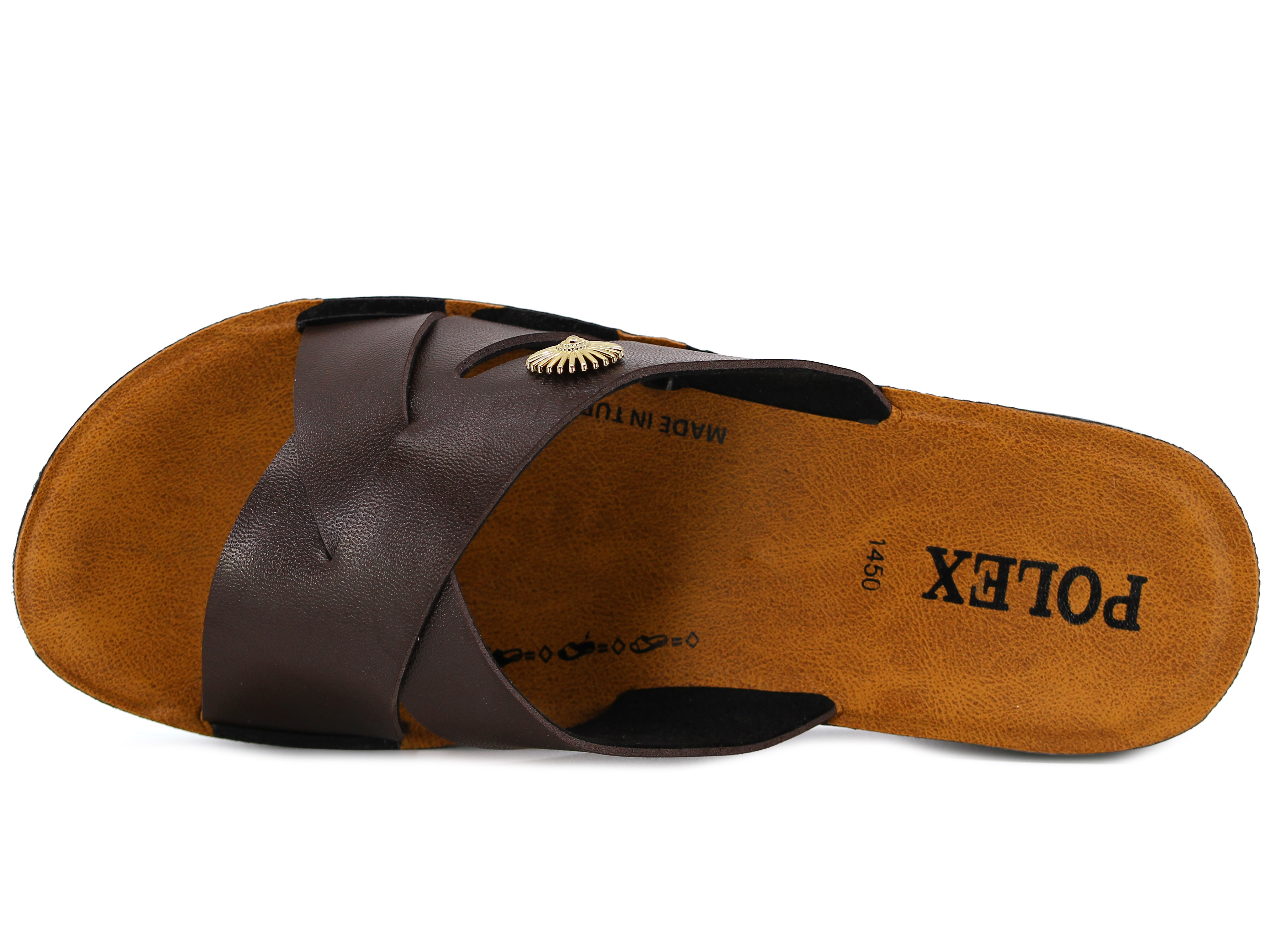 Polex Zenne 1458 Çapraz Tokalı Traktör Günlük Terlik - 2